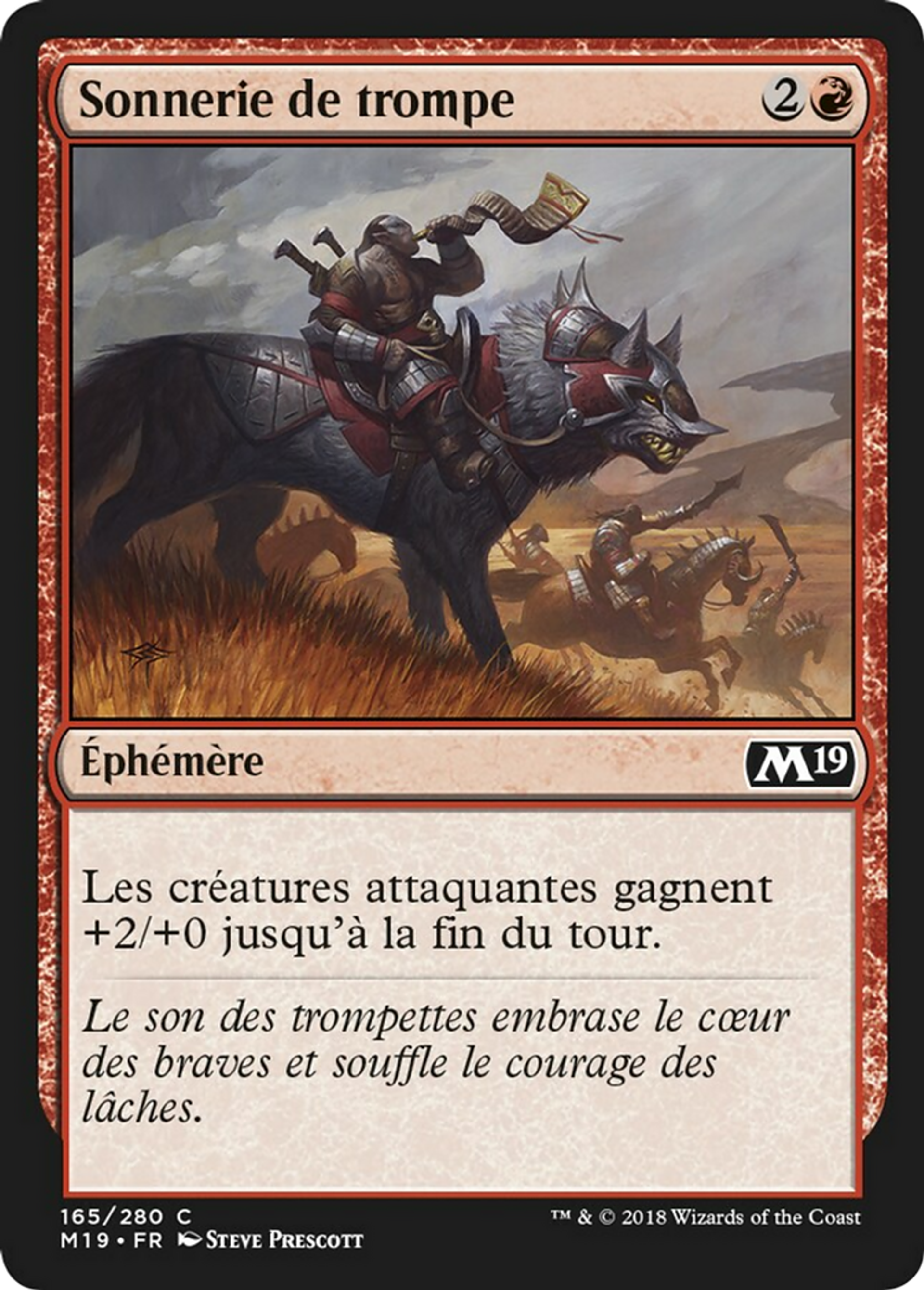 Sonnerie de trompe — Core Set 2019 — Magic: The Gathering