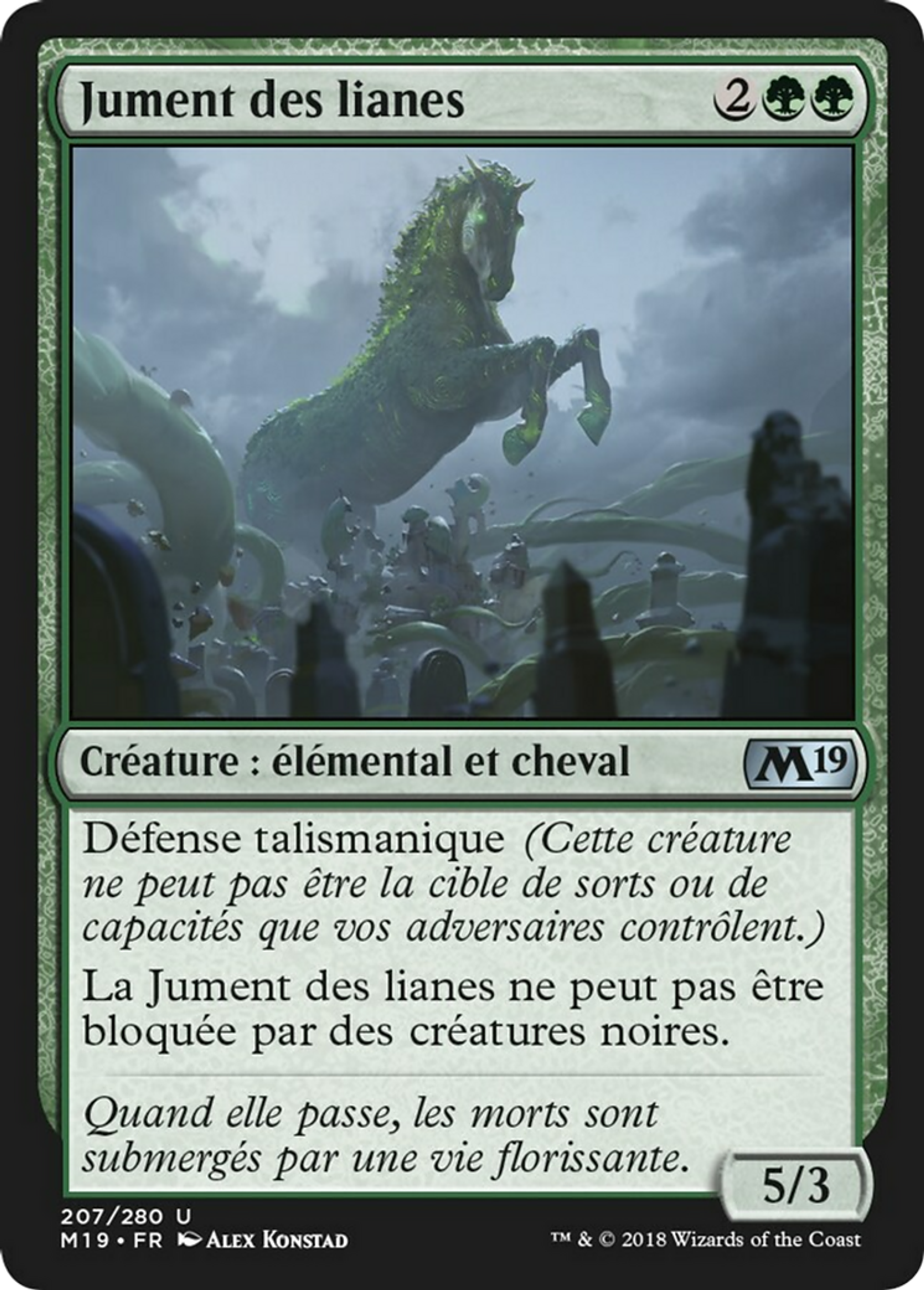 Jument des lianes — Core Set 2019 — Magic: The Gathering