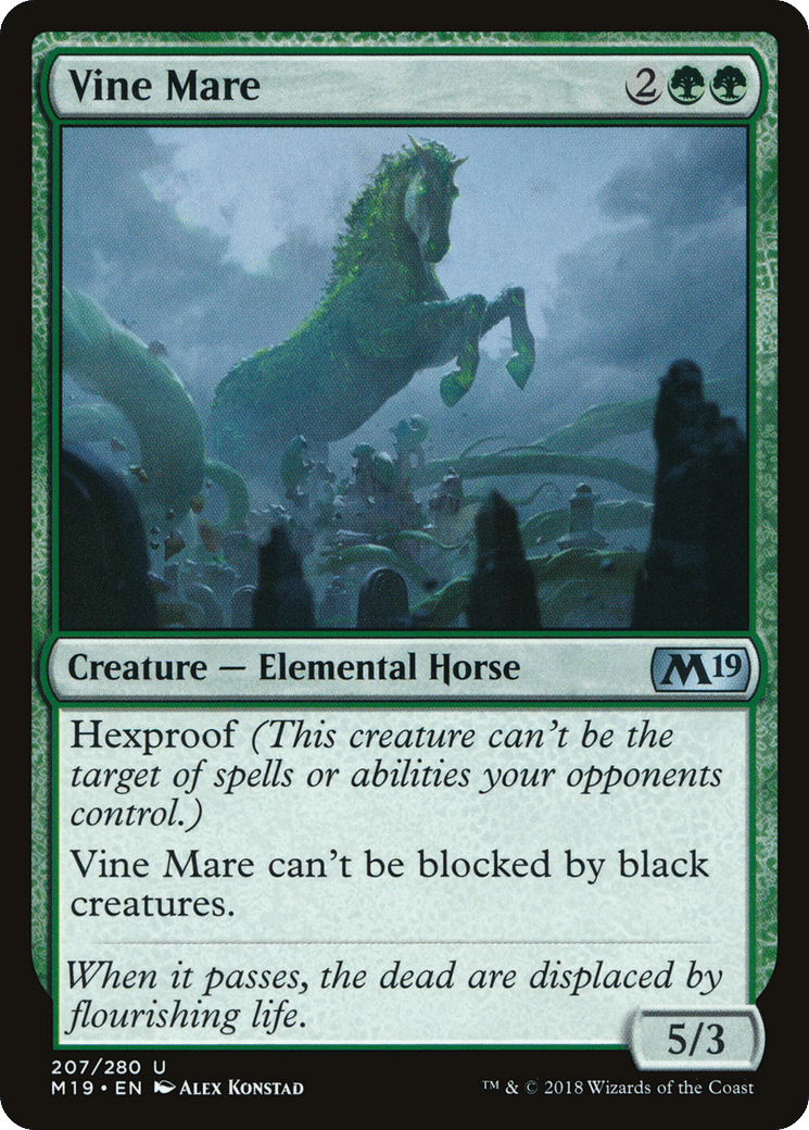 Vine Mare — Core Set 2019 — Magic: The Gathering