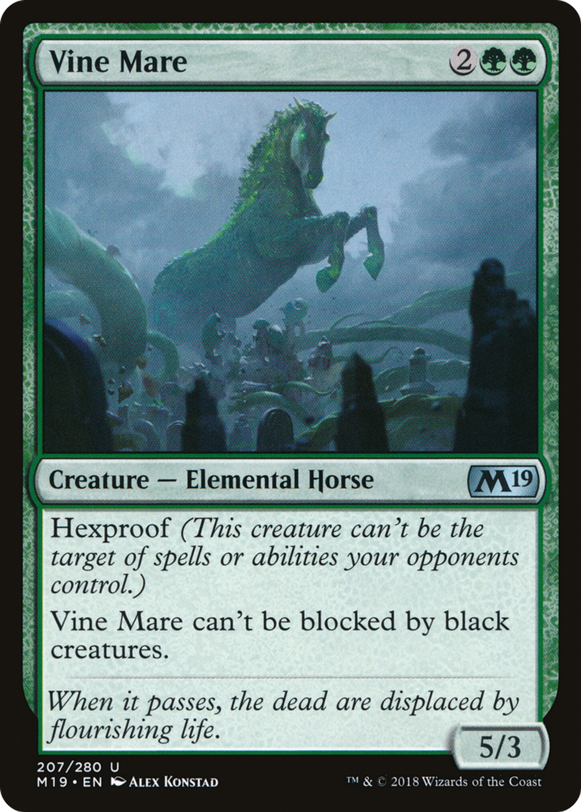 Jument des lianes — Core Set 2019 — Magic: The Gathering