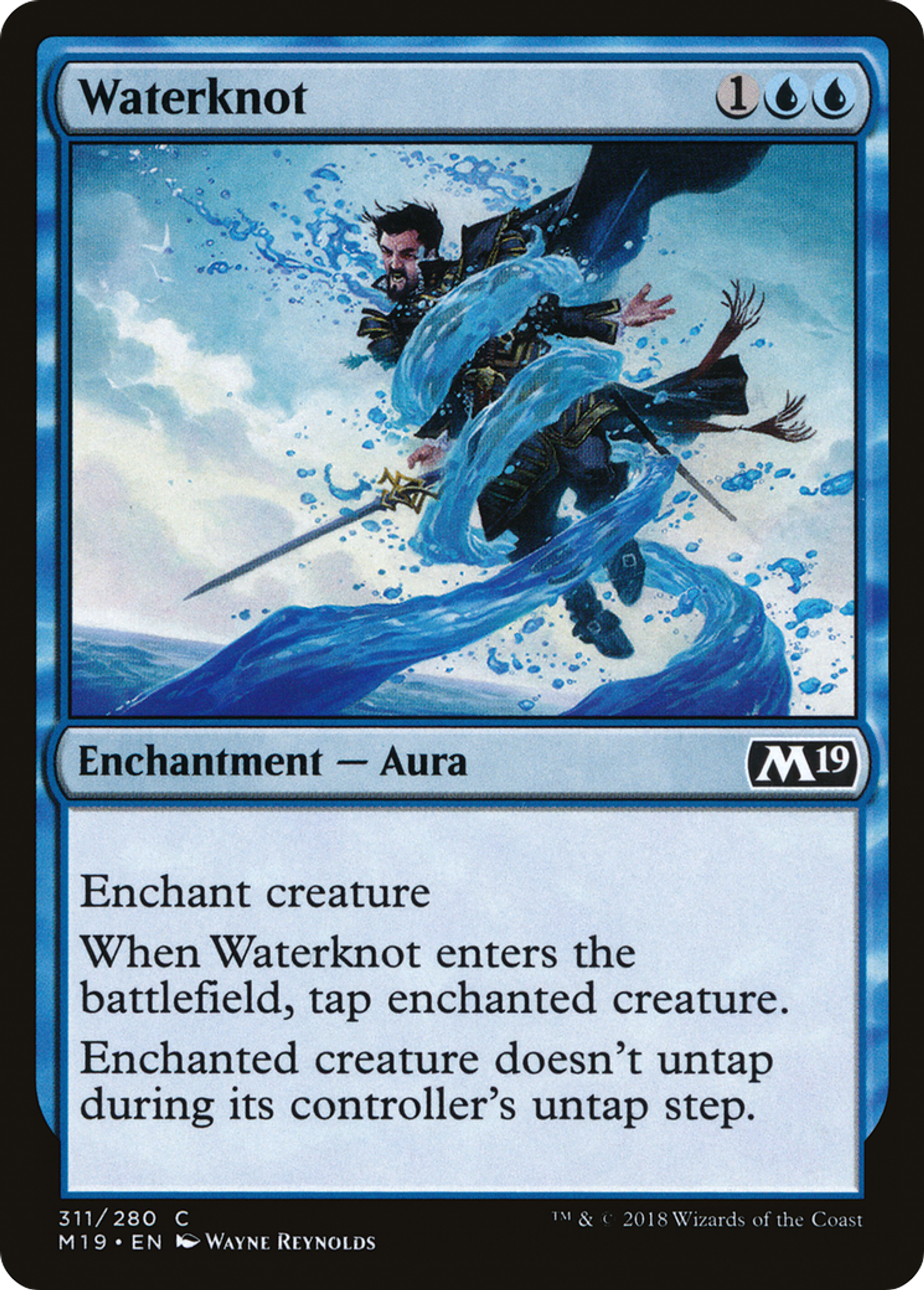 Waterknot — Core Set 2019 — Magic: The Gathering