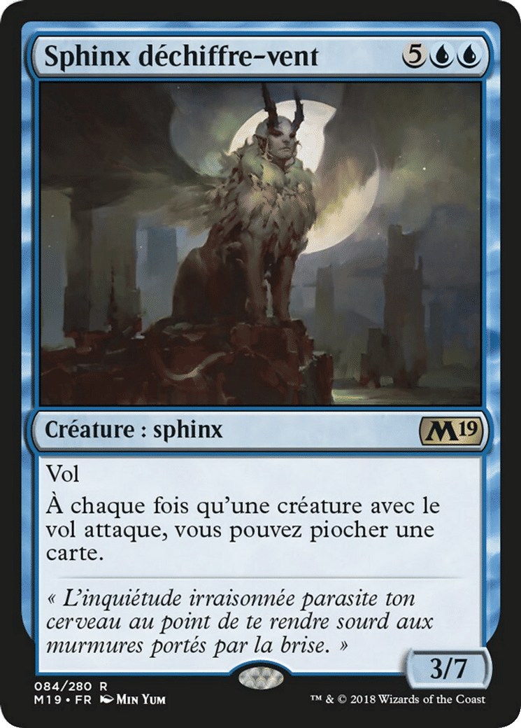 Sphinx déchiffre-vent — Core Set 2019 — Magic: The Gathering