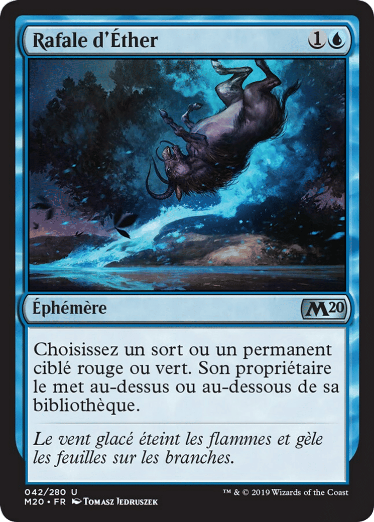 Rafale d'Éther — Core Set 2020 — Magic: The Gathering