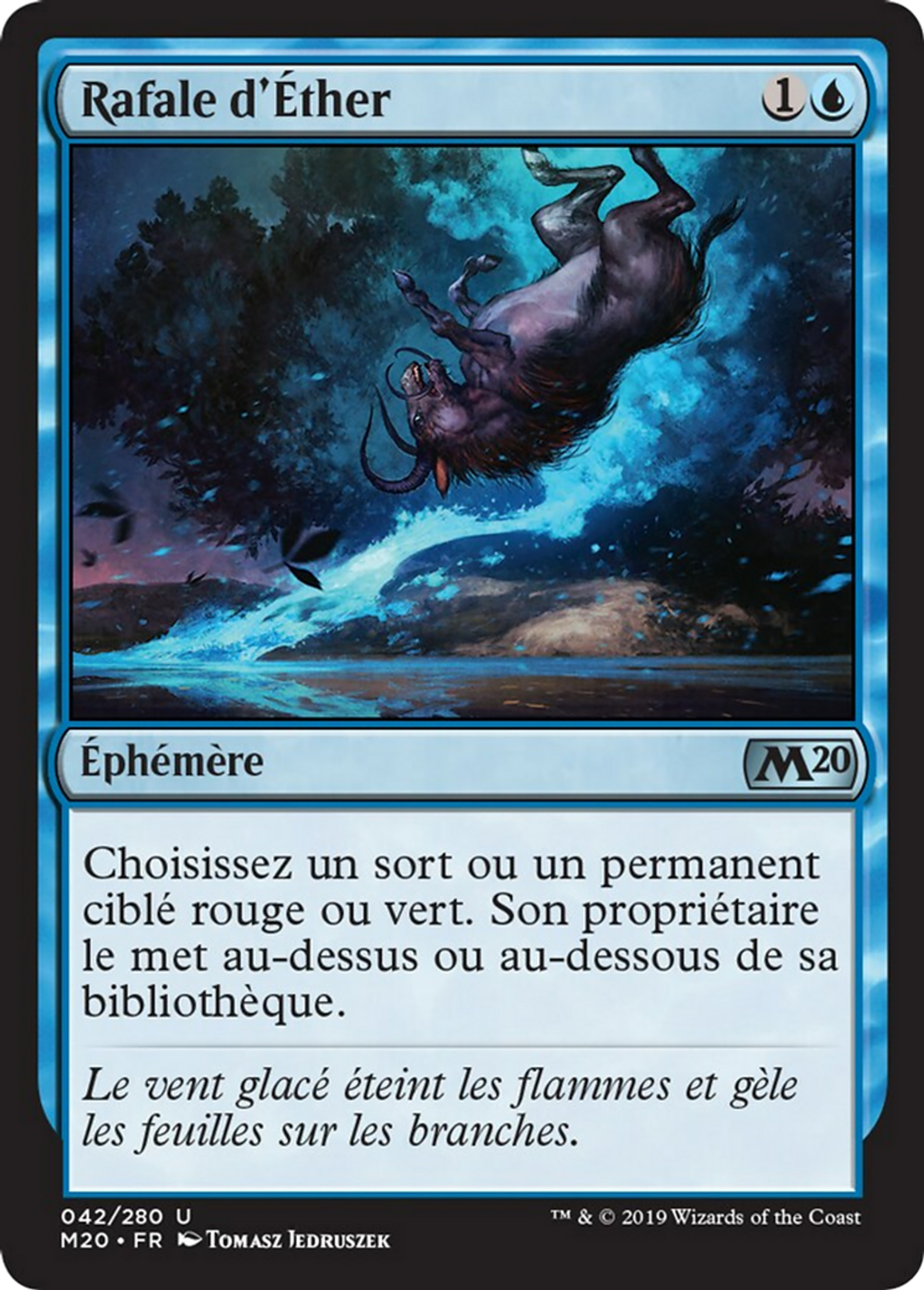 Rafale d'Éther — Core Set 2020 — Magic: The Gathering