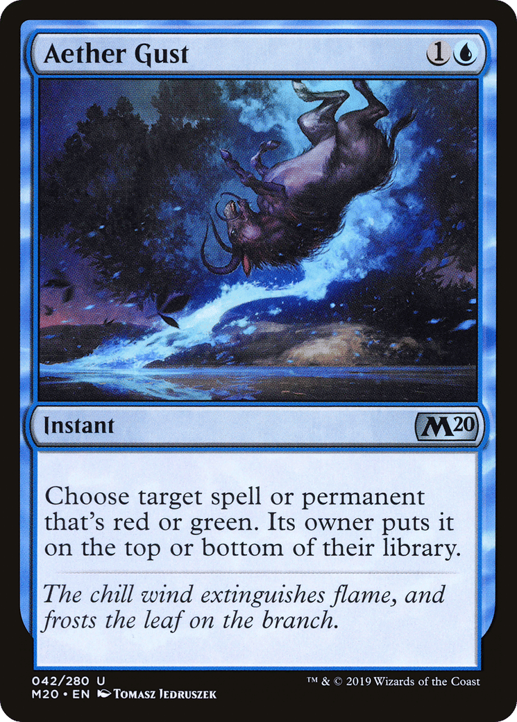 Aether Gust — Core Set 2020 — Magic: The Gathering
