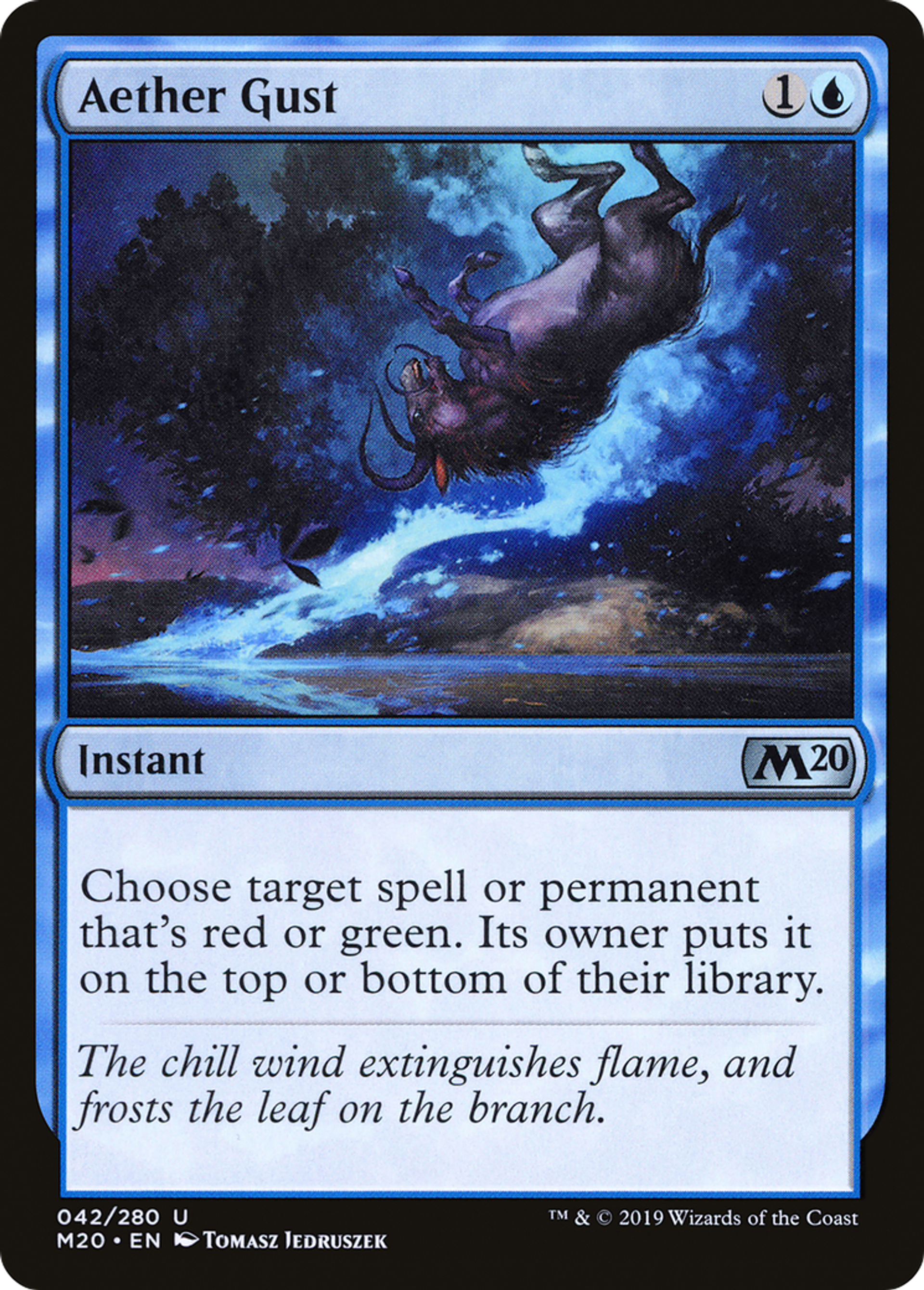 Aether Gust — Core Set 2020 — Magic: The Gathering
