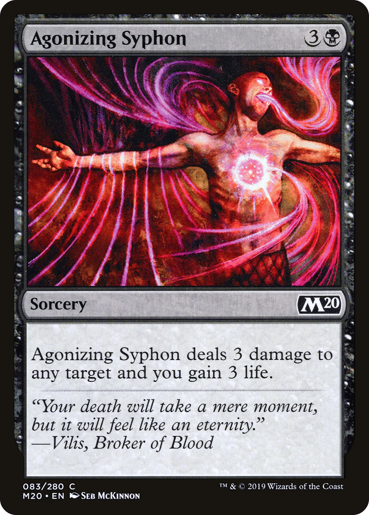 Agonizing Syphon — Core Set 2020 — Magic: The Gathering