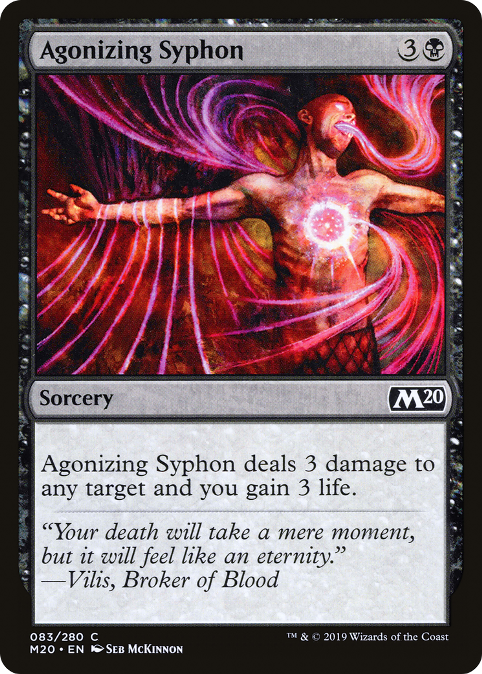 Agonizing Syphon — Core Set 2020 — Magic: The Gathering
