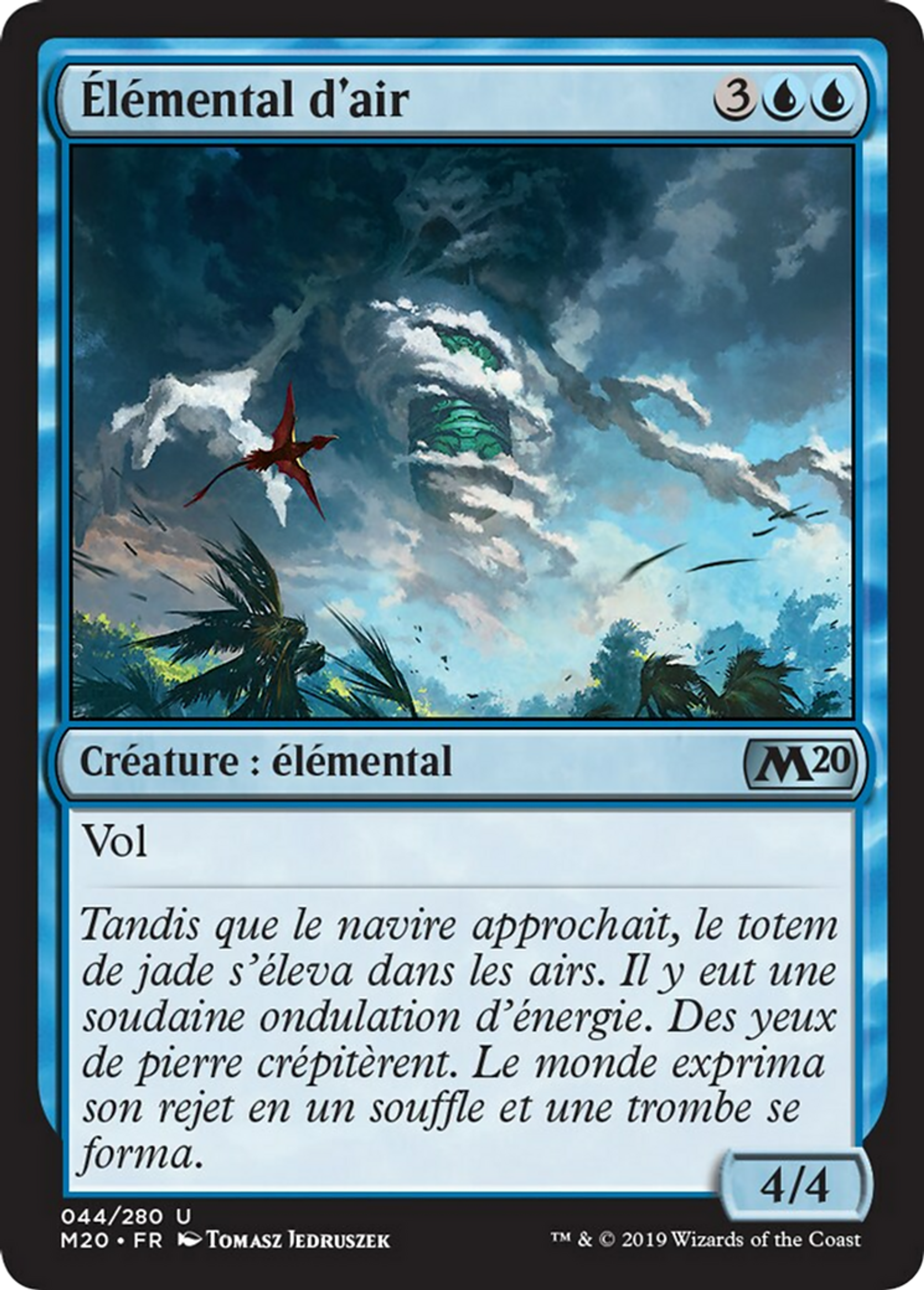 Élémental d'air — Core Set 2020 — Magic: The Gathering