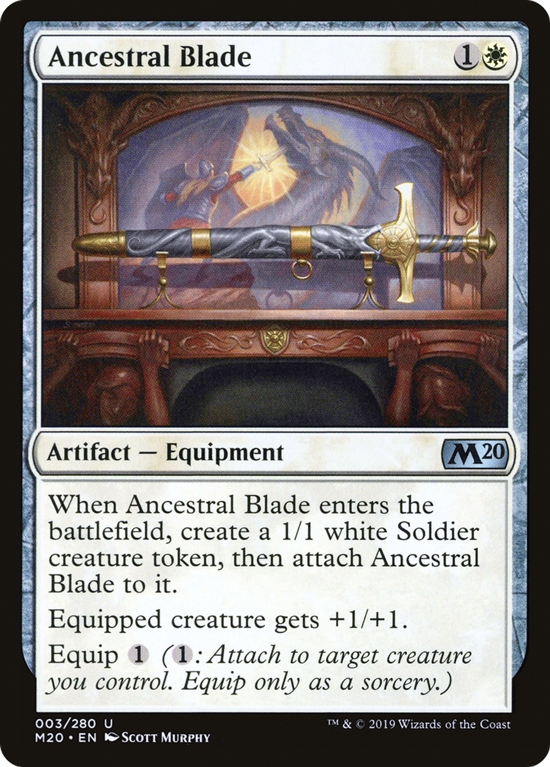 Ancestral Blade — Core Set 2020 — Magic: The Gathering