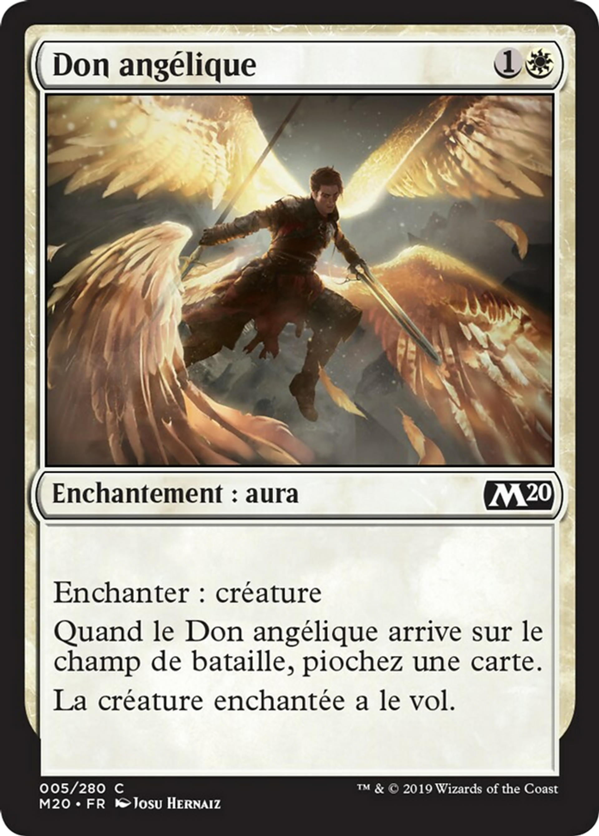 Don angélique — Core Set 2020 — Magic: The Gathering