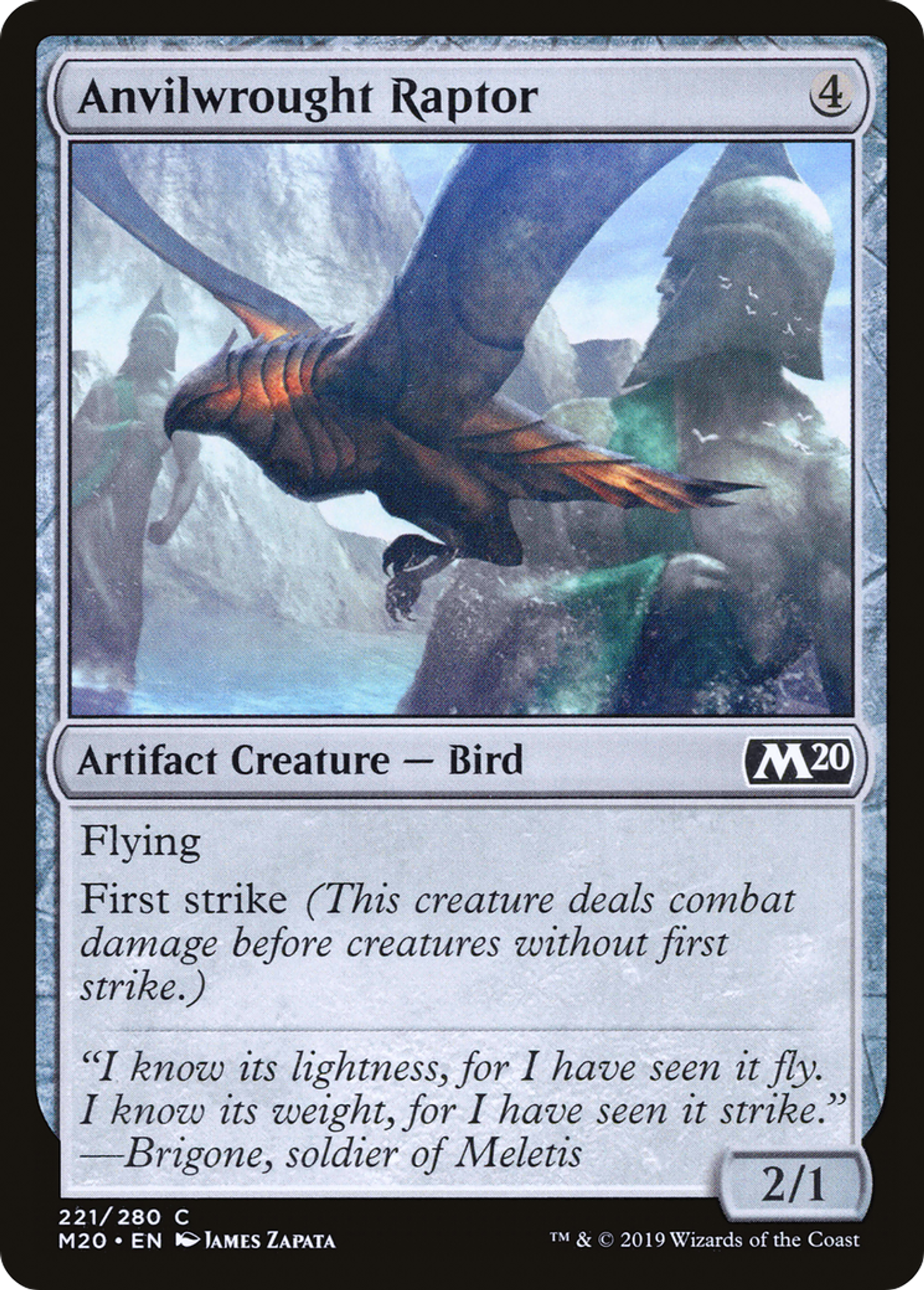 Anvilwrought Raptor — Core Set 2020 — Magic: The Gathering