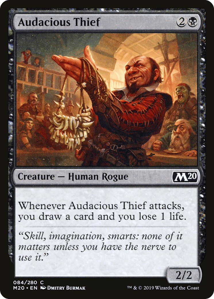 Audacious Thief — Core Set 2020 — Magic: The Gathering