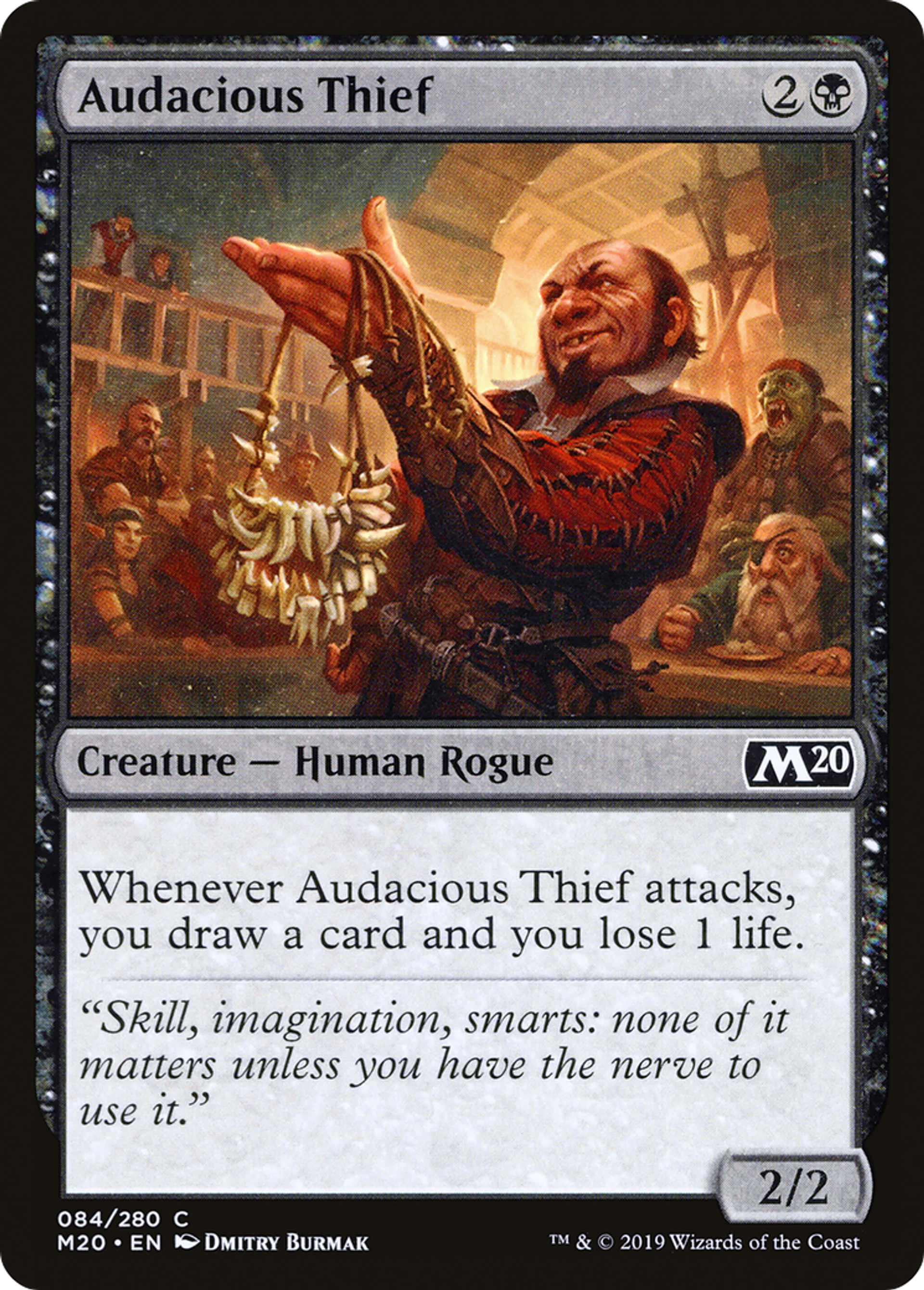 Audacious Thief — Core Set 2020 — Magic: The Gathering