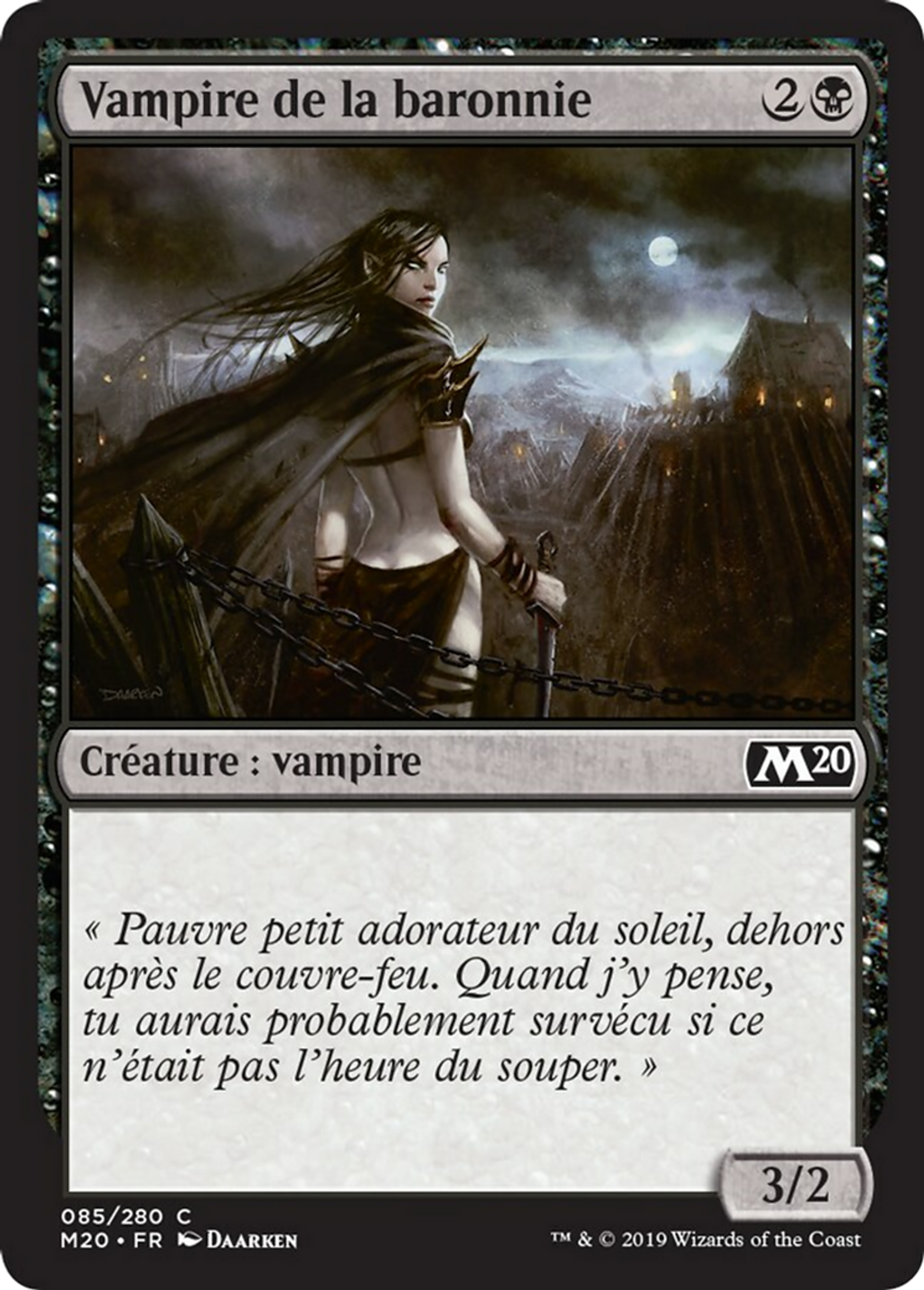 Vampire de la baronnie — Core Set 2020 — Magic: The Gathering