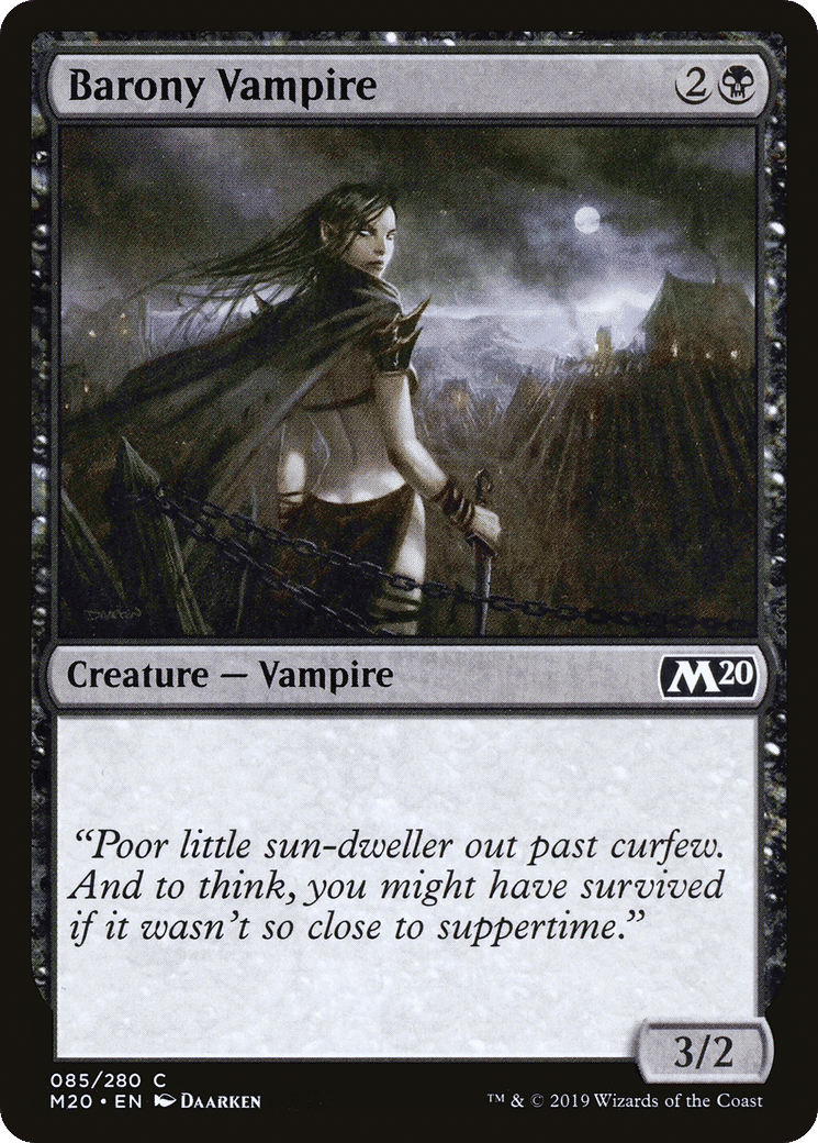 Barony Vampire — Core Set 2020 — Magic: The Gathering