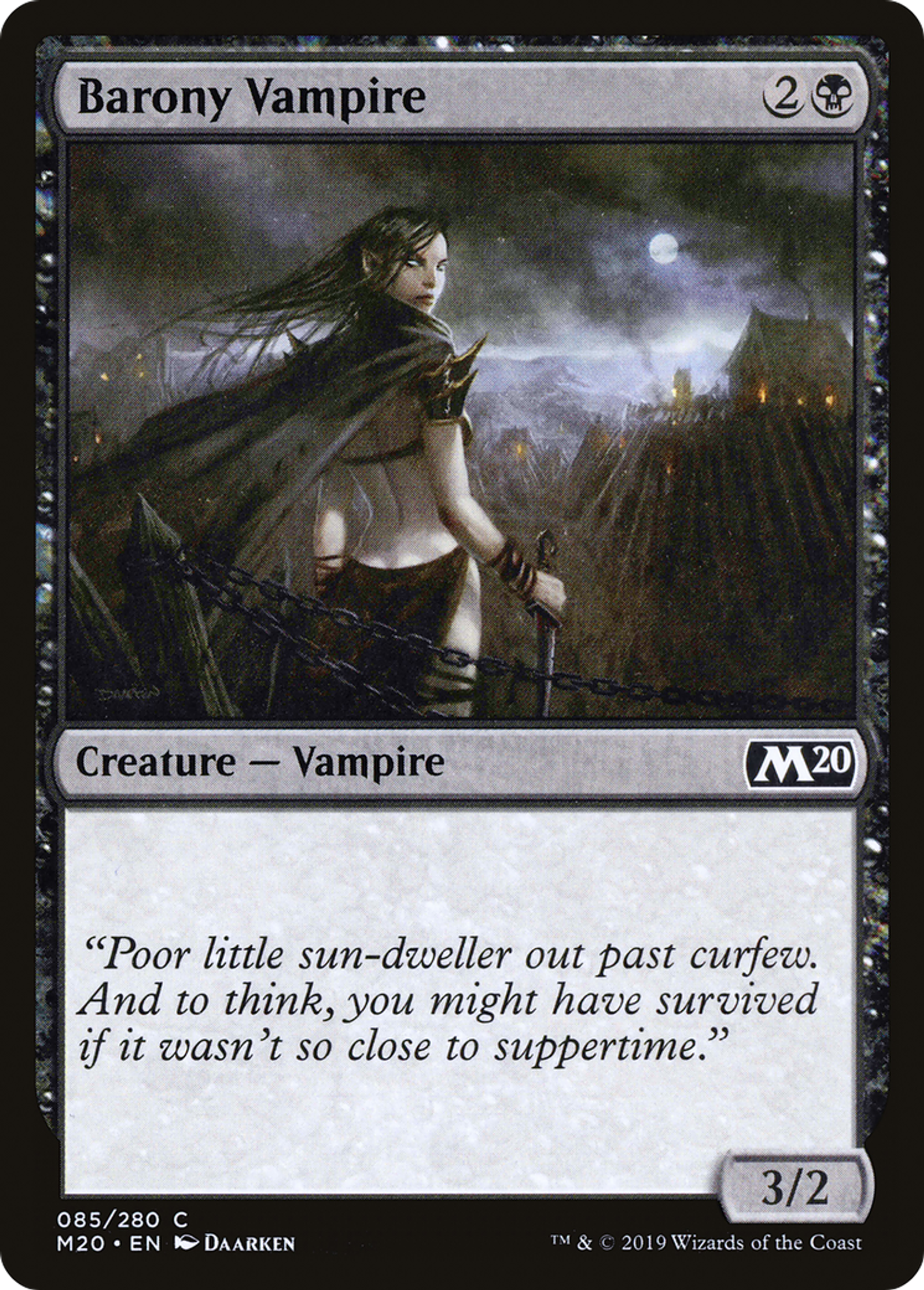 Barony Vampire — Core Set 2020 — Magic: The Gathering