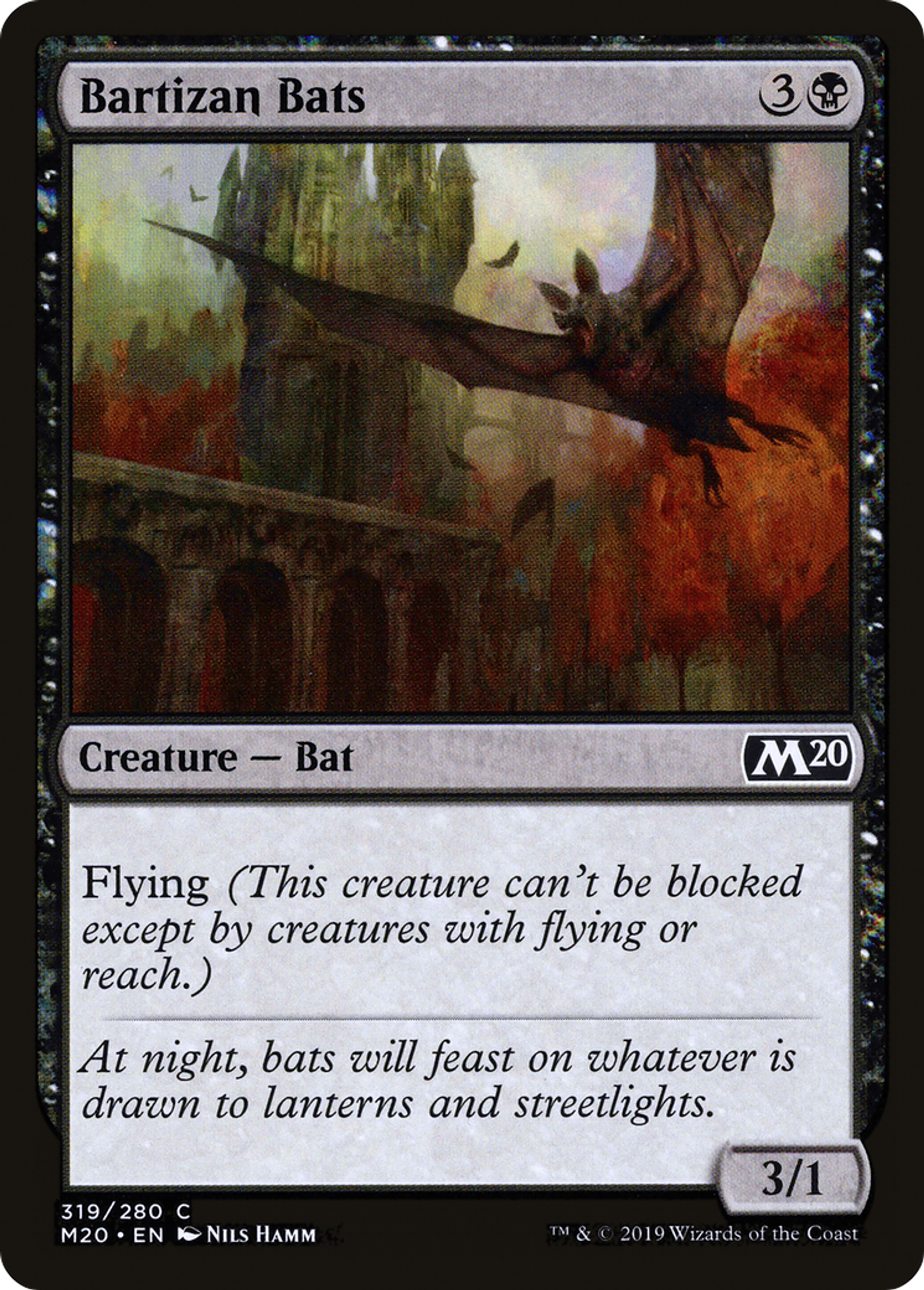 Bartizan Bats — Core Set 2020 — Magic: The Gathering
