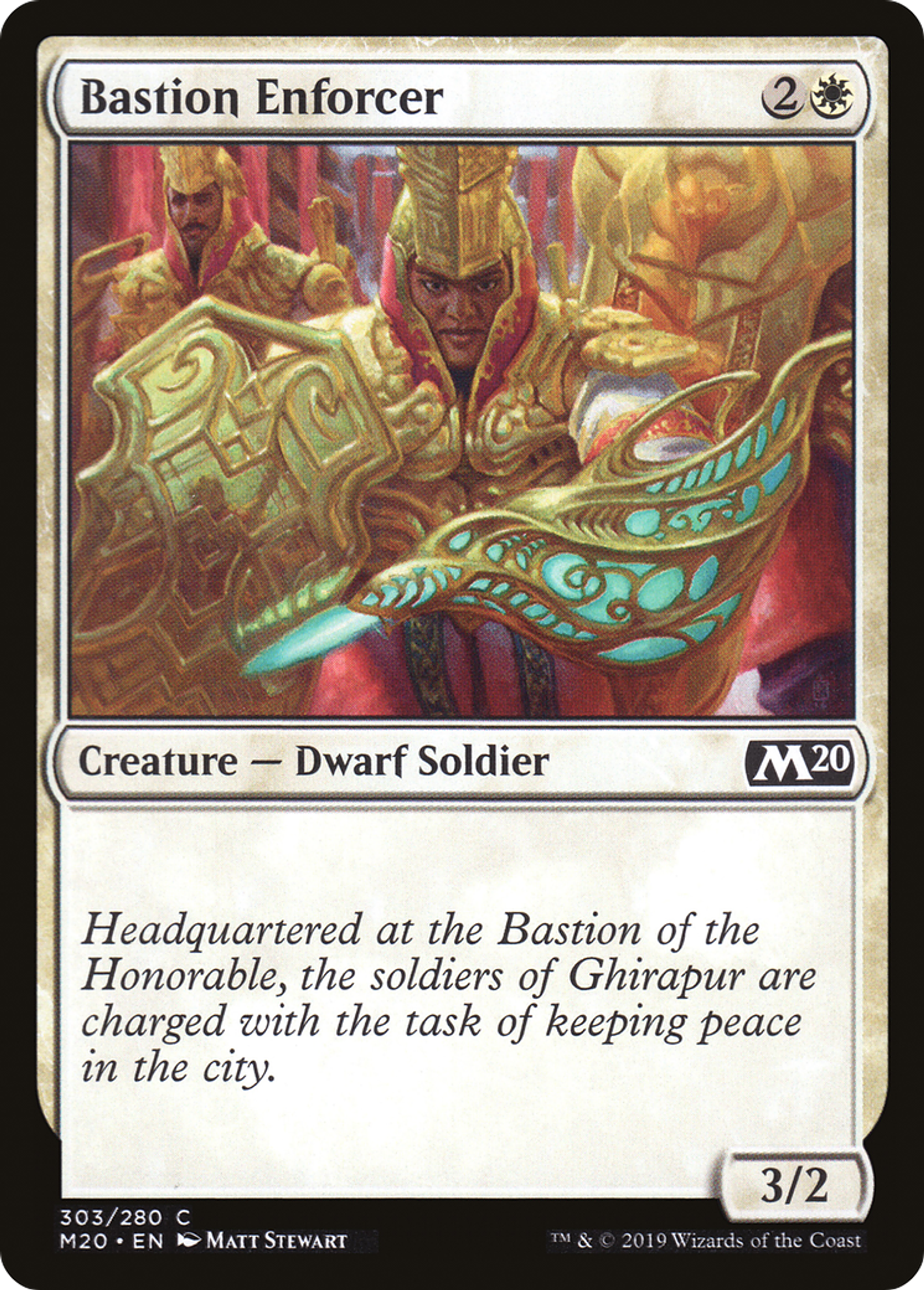 Bastion Enforcer — Core Set 2020 — Magic: The Gathering