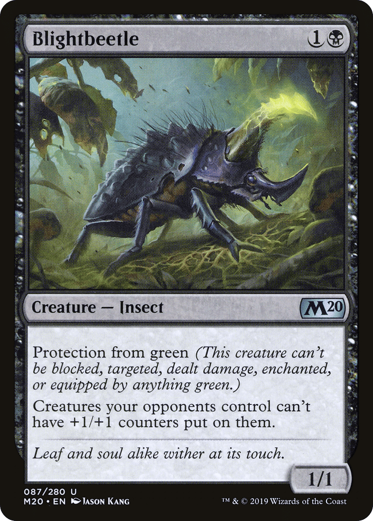 Blightbeetle — Core Set 2020 — Magic: The Gathering