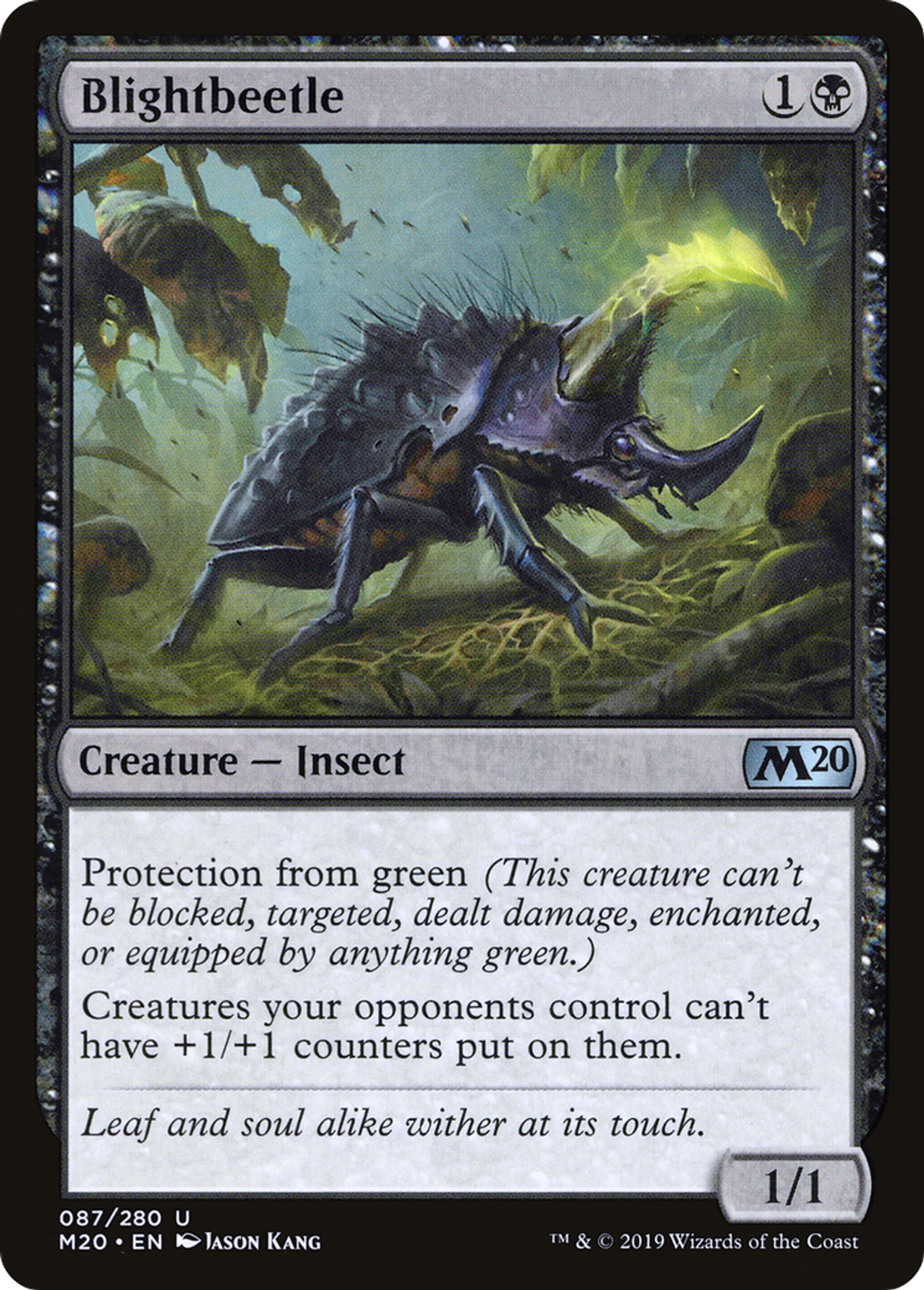 Blightbeetle — Core Set 2020 — Magic: The Gathering