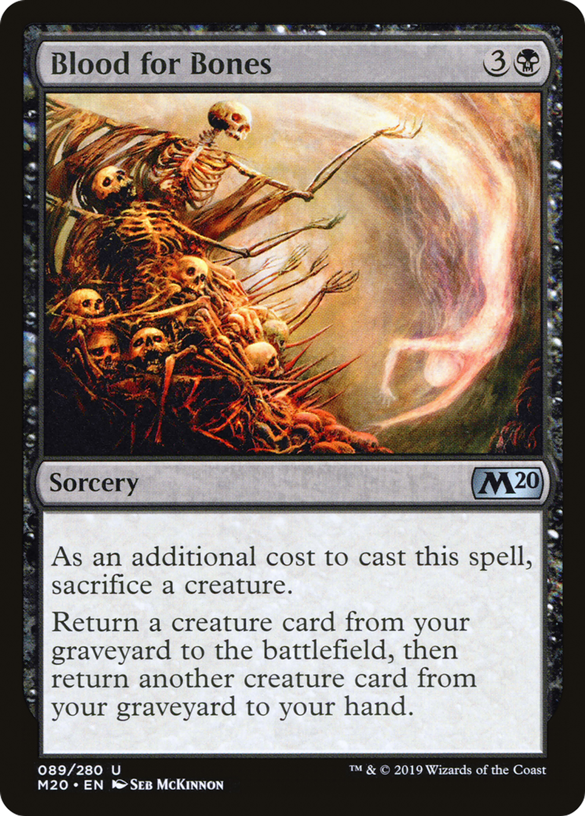 Blood for Bones — Core Set 2020 — Magic: The Gathering