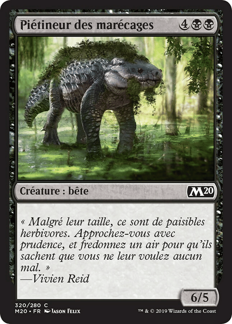 Piétineur des marécages — Core Set 2020 — Magic: The Gathering