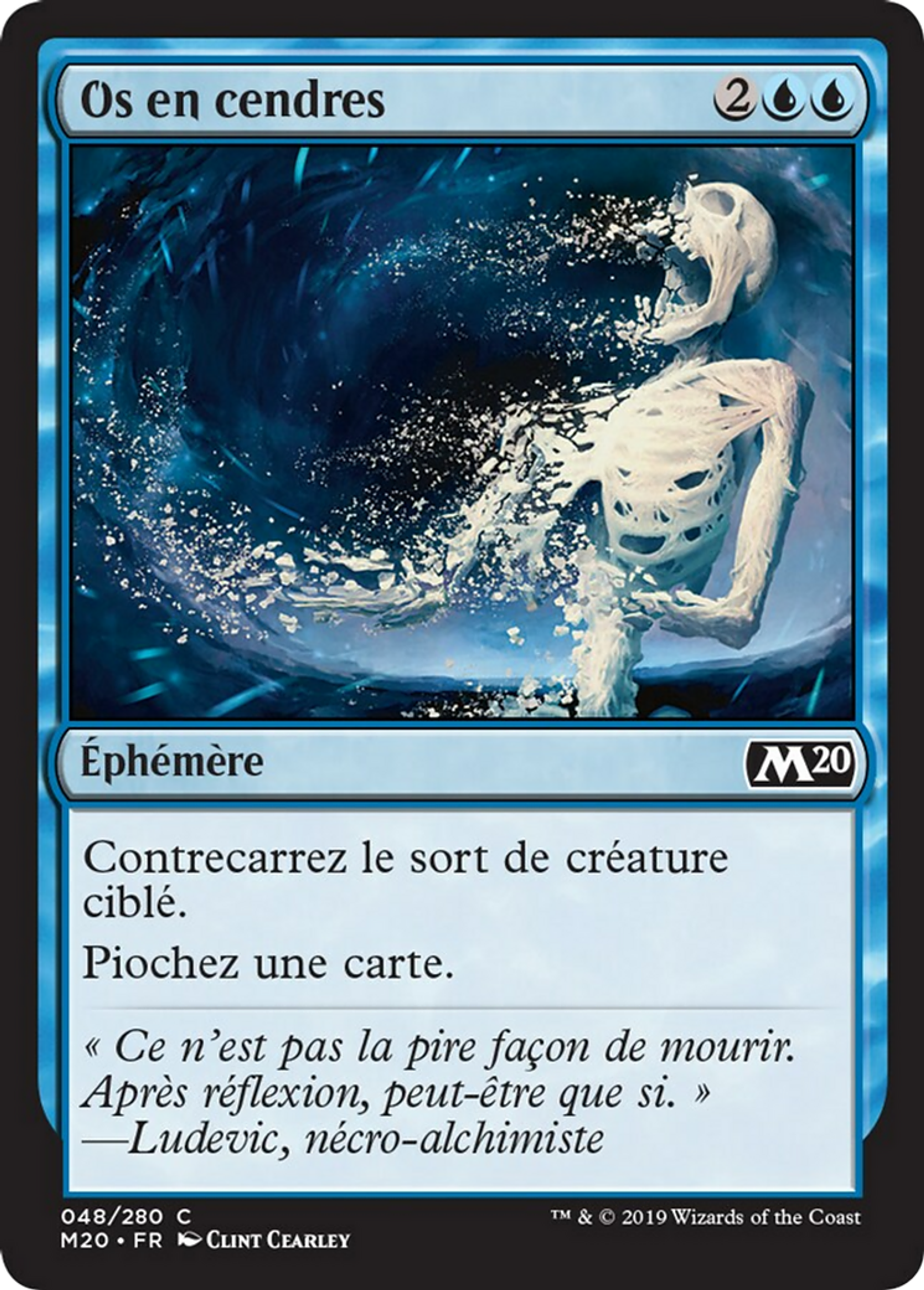 Os en cendres — Core Set 2020 — Magic: The Gathering
