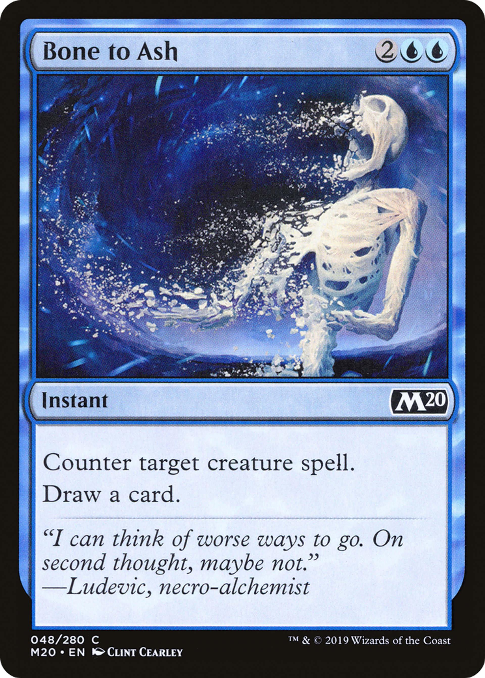 Bone to Ash — Core Set 2020 — Magic: The Gathering