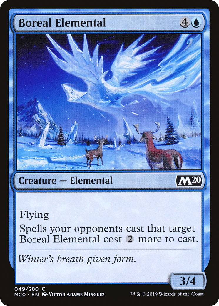 Boreal Elemental — Core Set 2020 — Magic: The Gathering