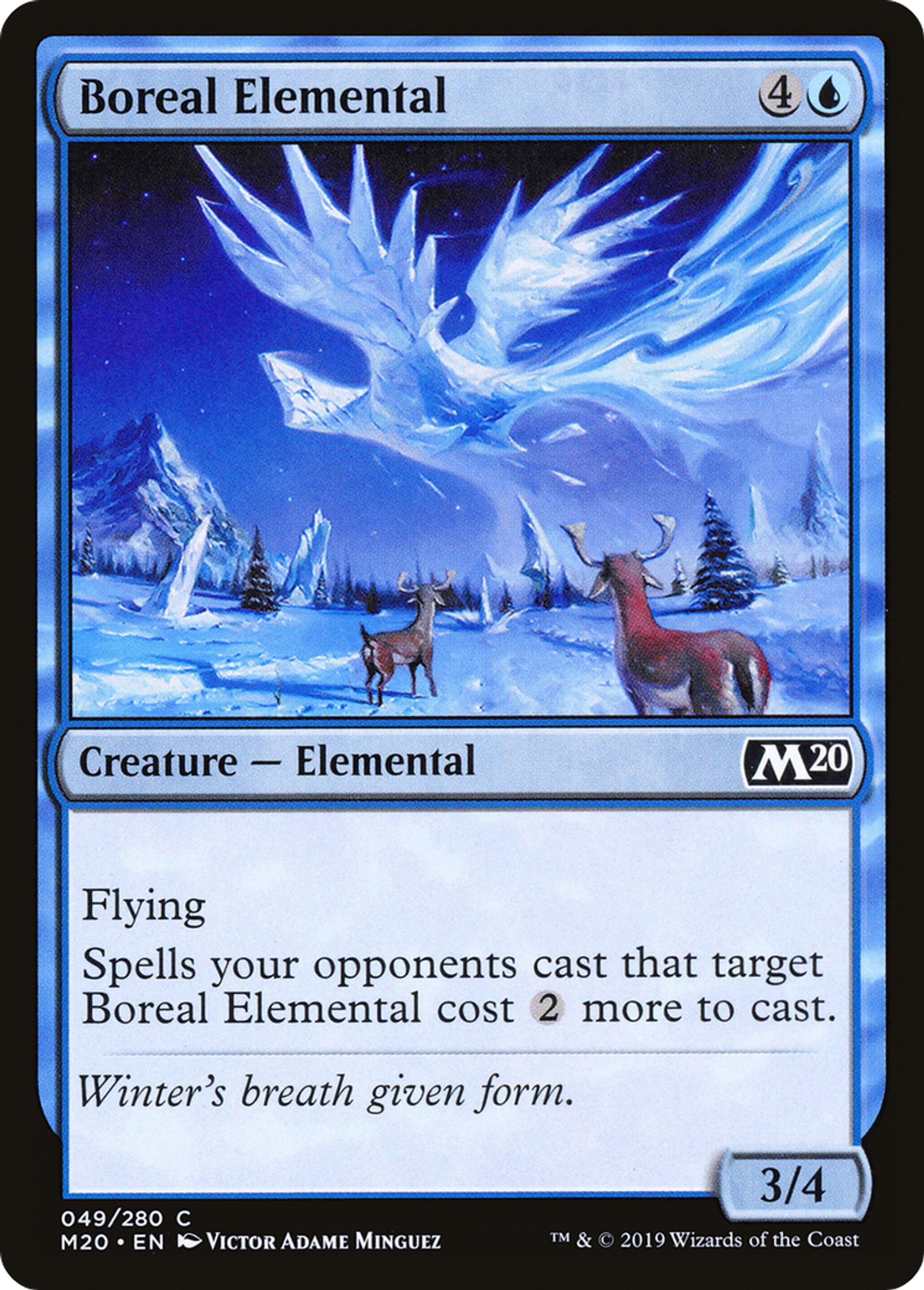 Boreal Elemental — Core Set 2020 — Magic: The Gathering
