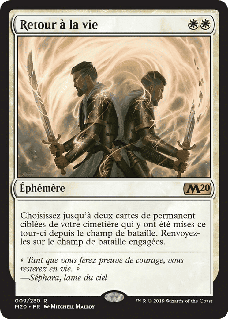 Retour à la vie — Core Set 2020 — Magic: The Gathering