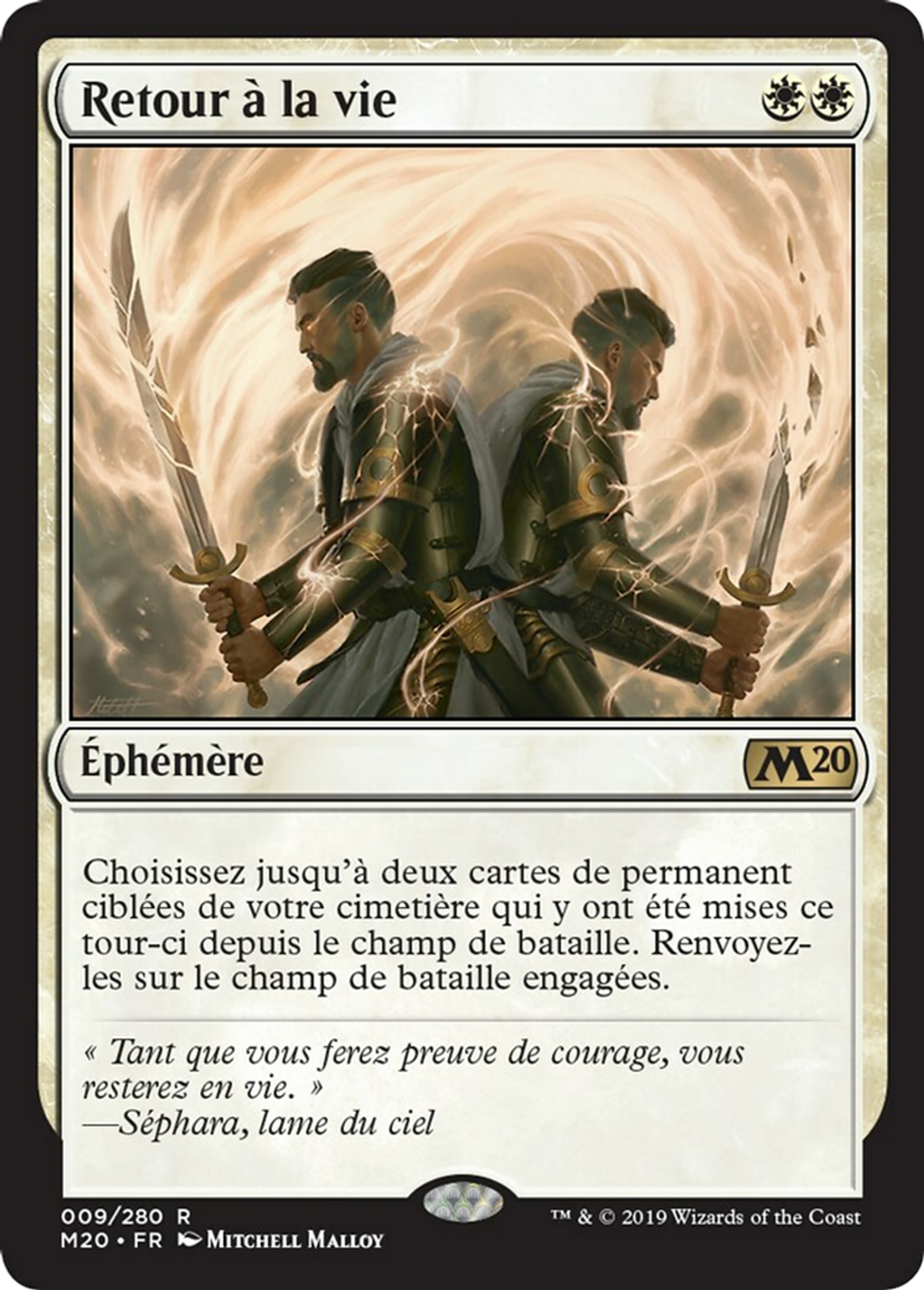 Retour à la vie — Core Set 2020 — Magic: The Gathering