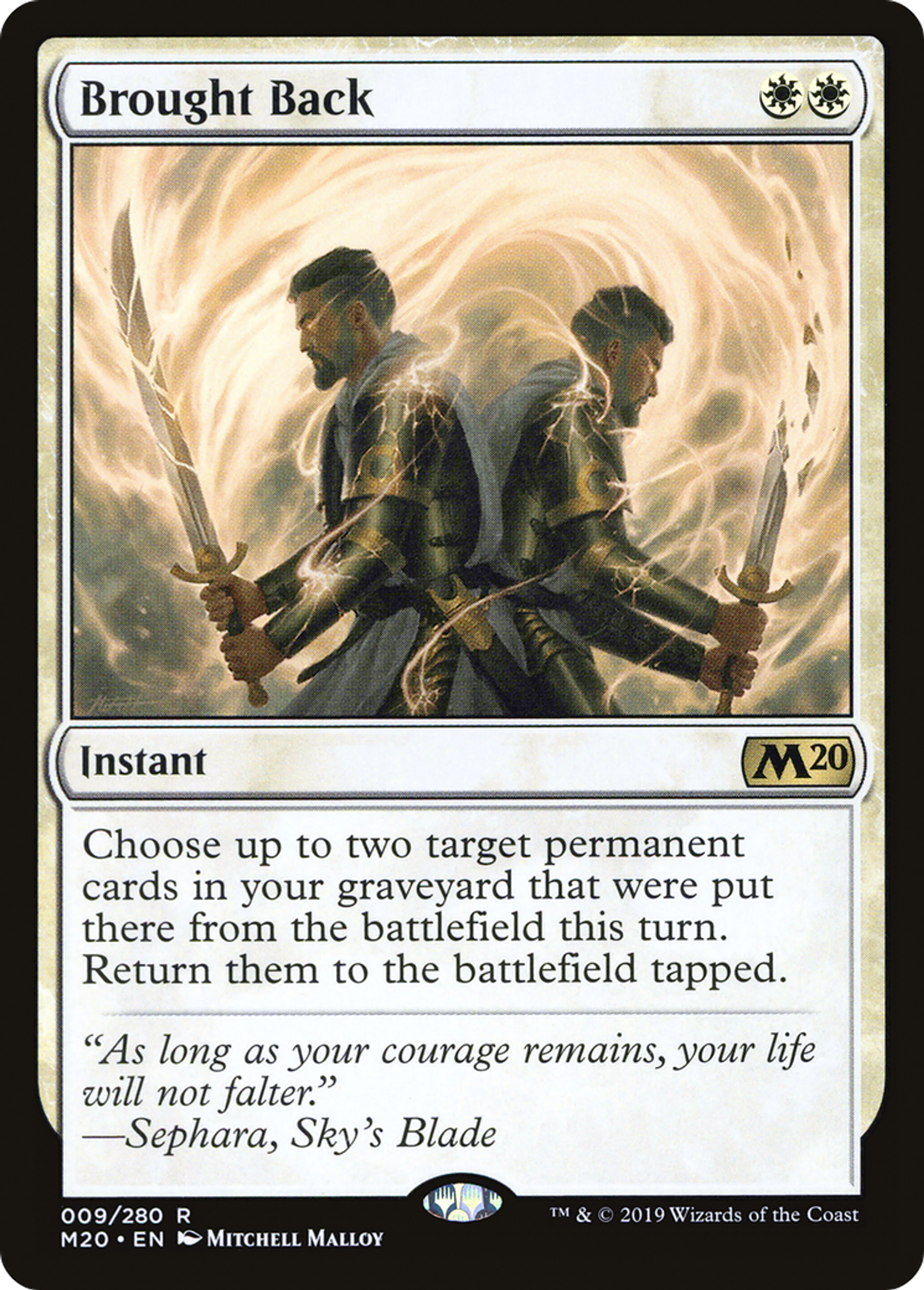 Retour à la vie — Core Set 2020 — Magic: The Gathering