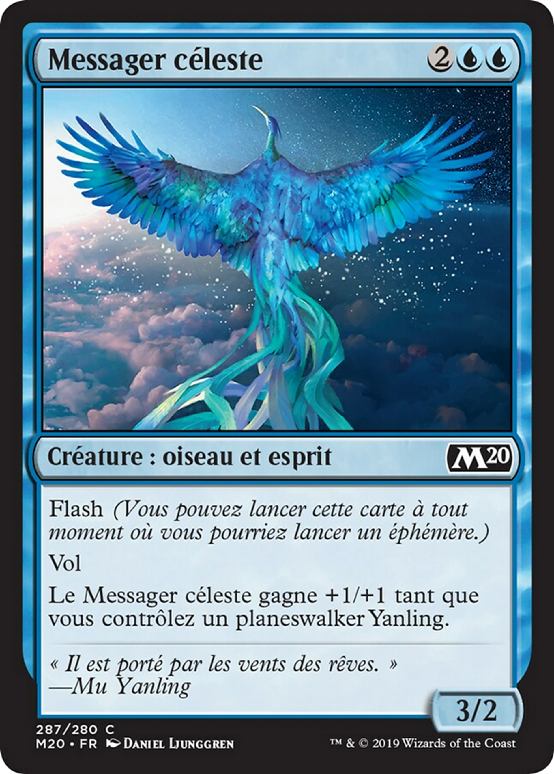 Messager céleste — Core Set 2020 — Magic: The Gathering