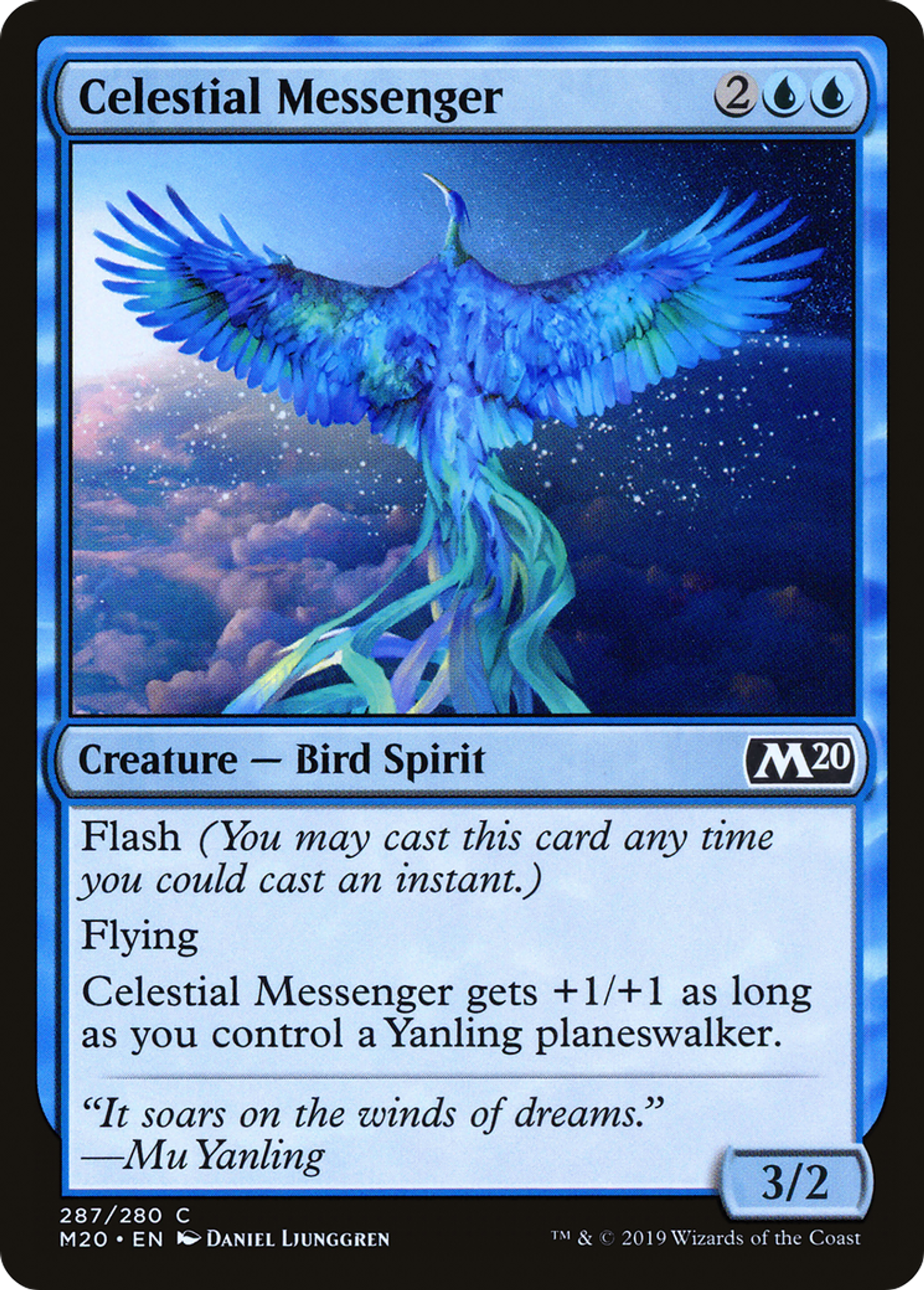 Celestial Messenger — Core Set 2020 — Magic: The Gathering