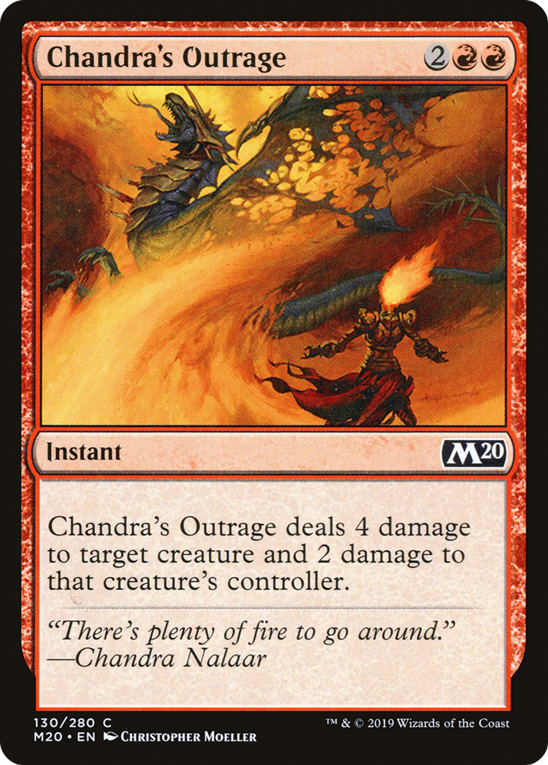 Chandra's Outrage — Core Set 2020 — Magic: The Gathering