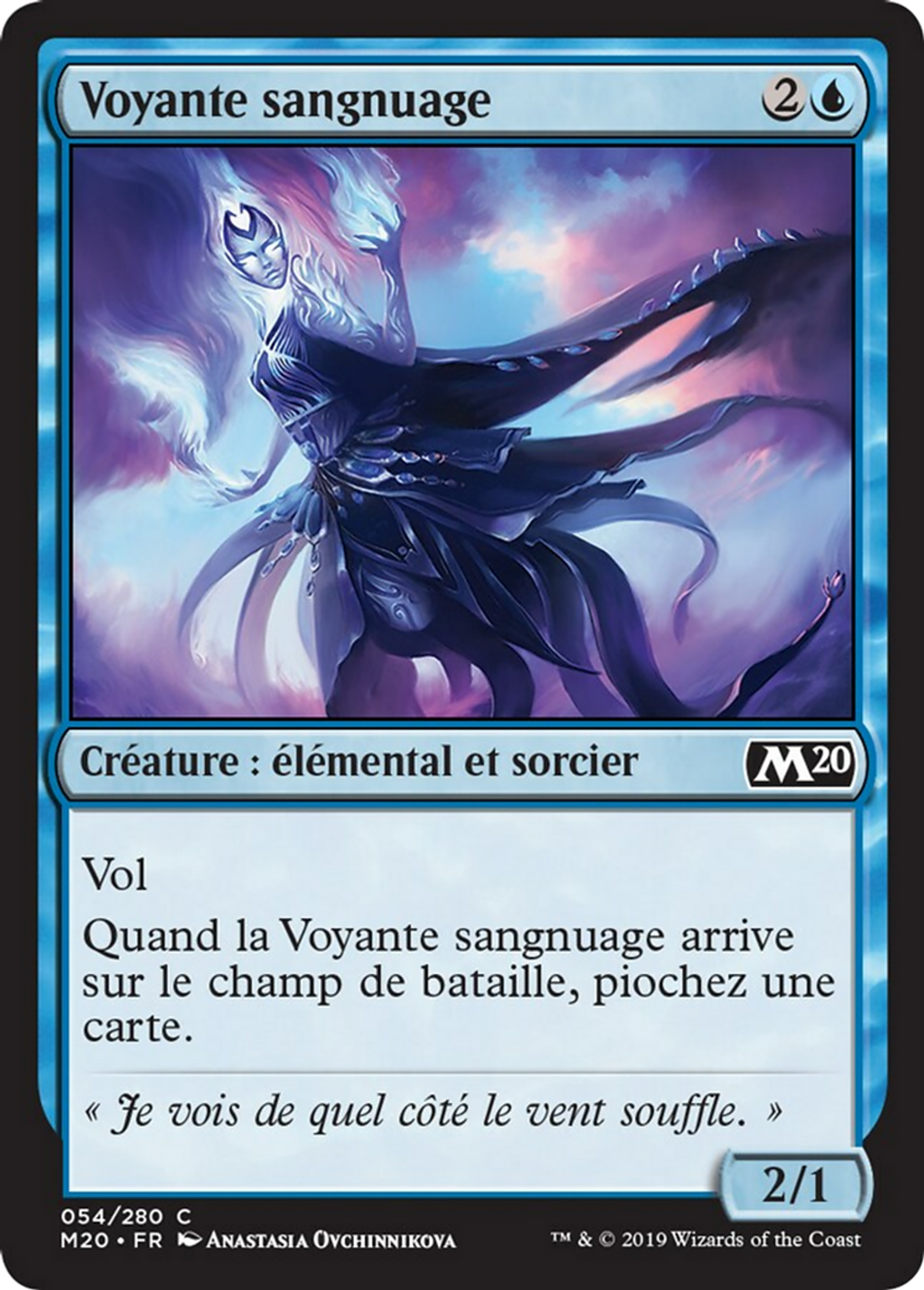 Voyante sangnuage — Core Set 2020 — Magic: The Gathering