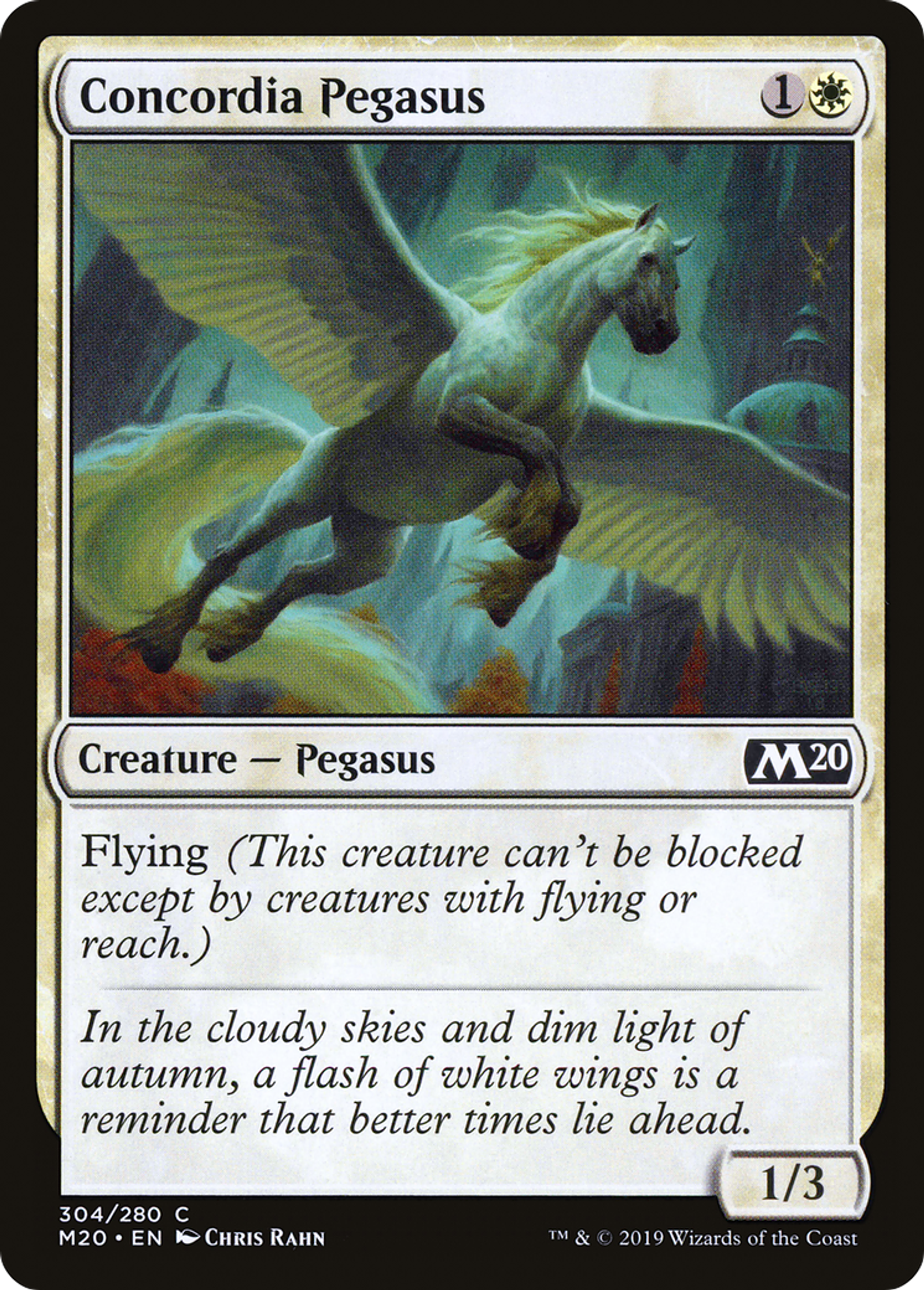 Concordia Pegasus — Core Set 2020 — Magic: The Gathering