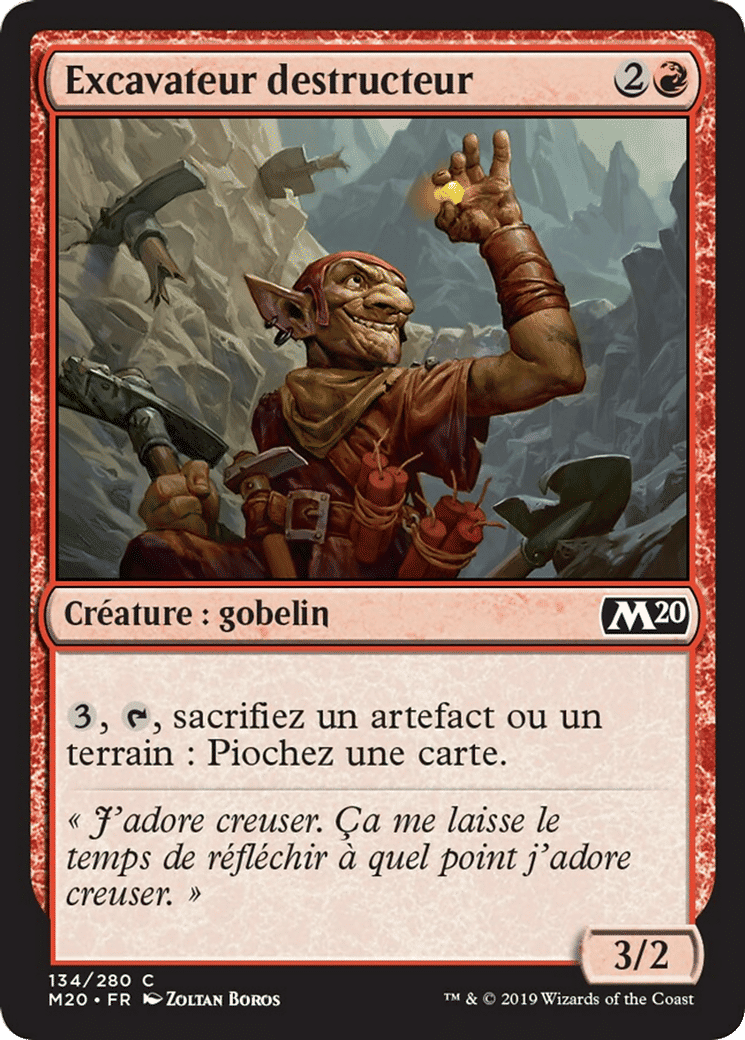 Excavateur destructeur — Core Set 2020 — Magic: The Gathering