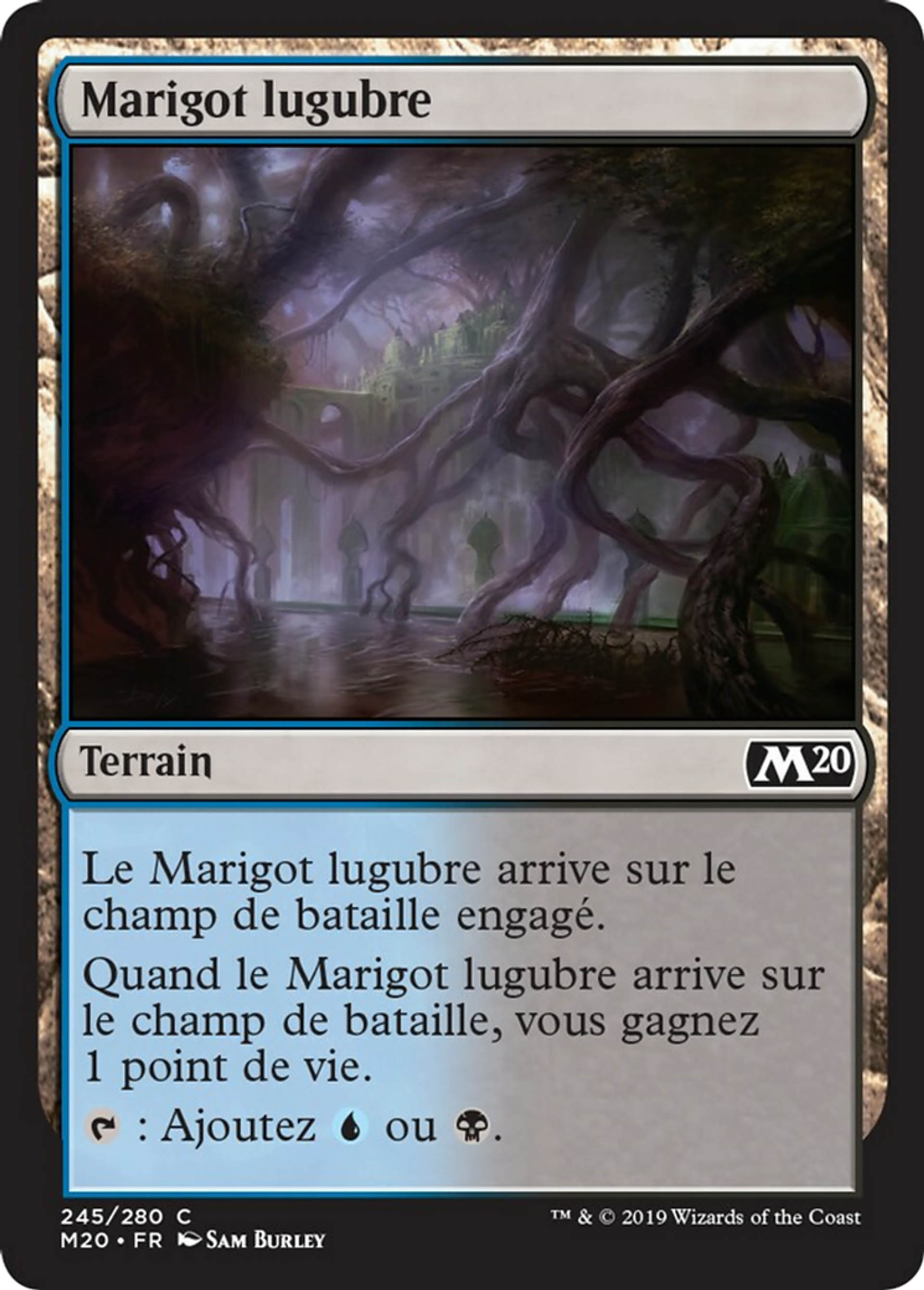 Marigot lugubre — Core Set 2020 — Magic: The Gathering