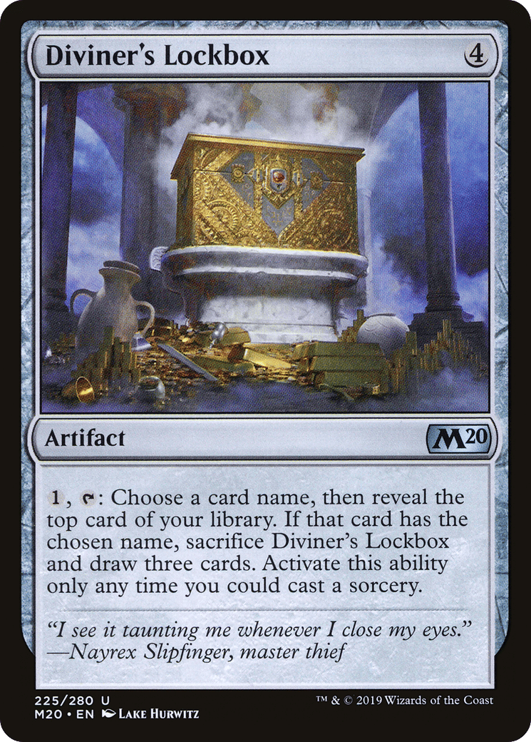 Diviner's Lockbox — Core Set 2020 — Magic: The Gathering