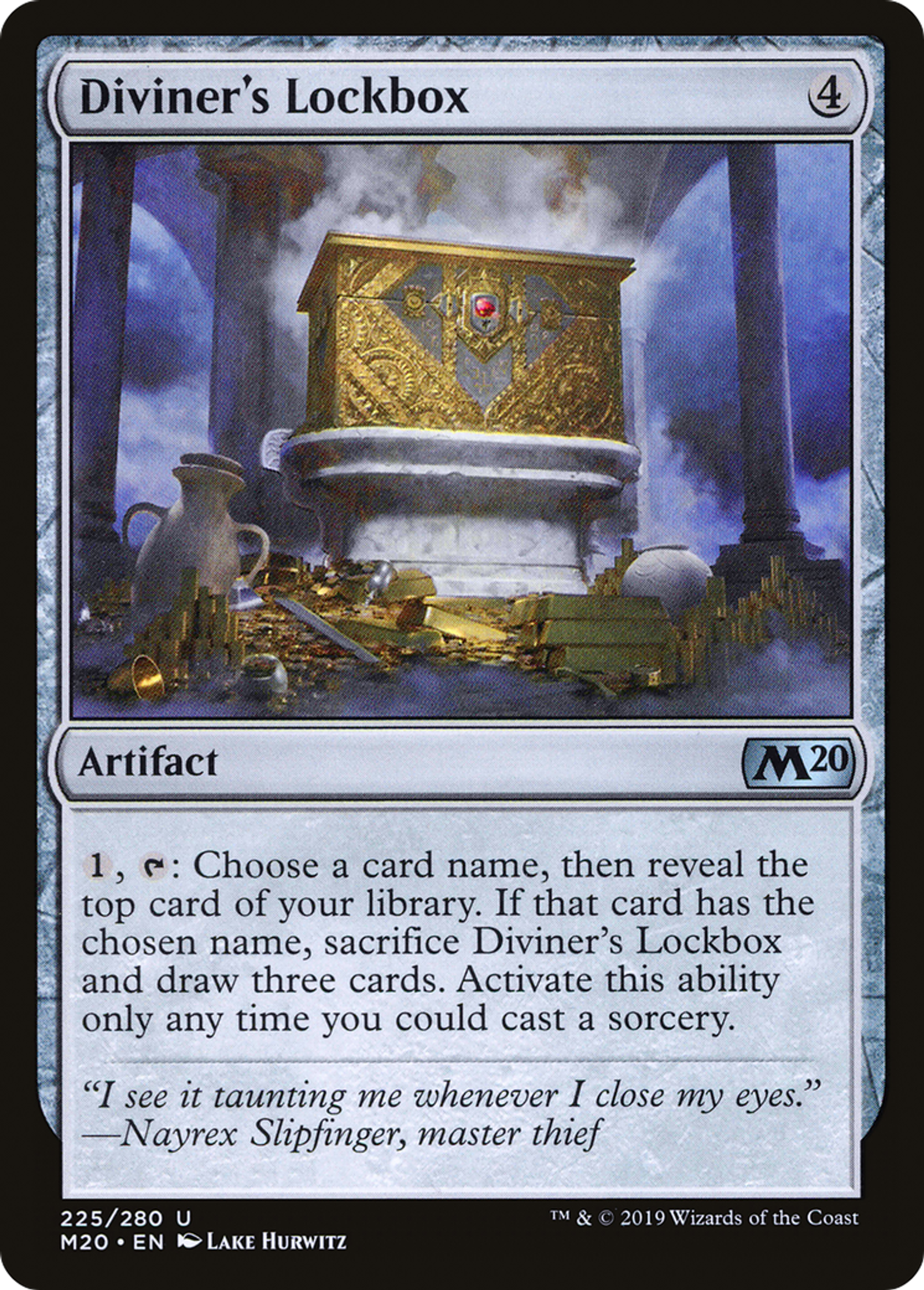 Diviner's Lockbox — Core Set 2020 — Magic: The Gathering