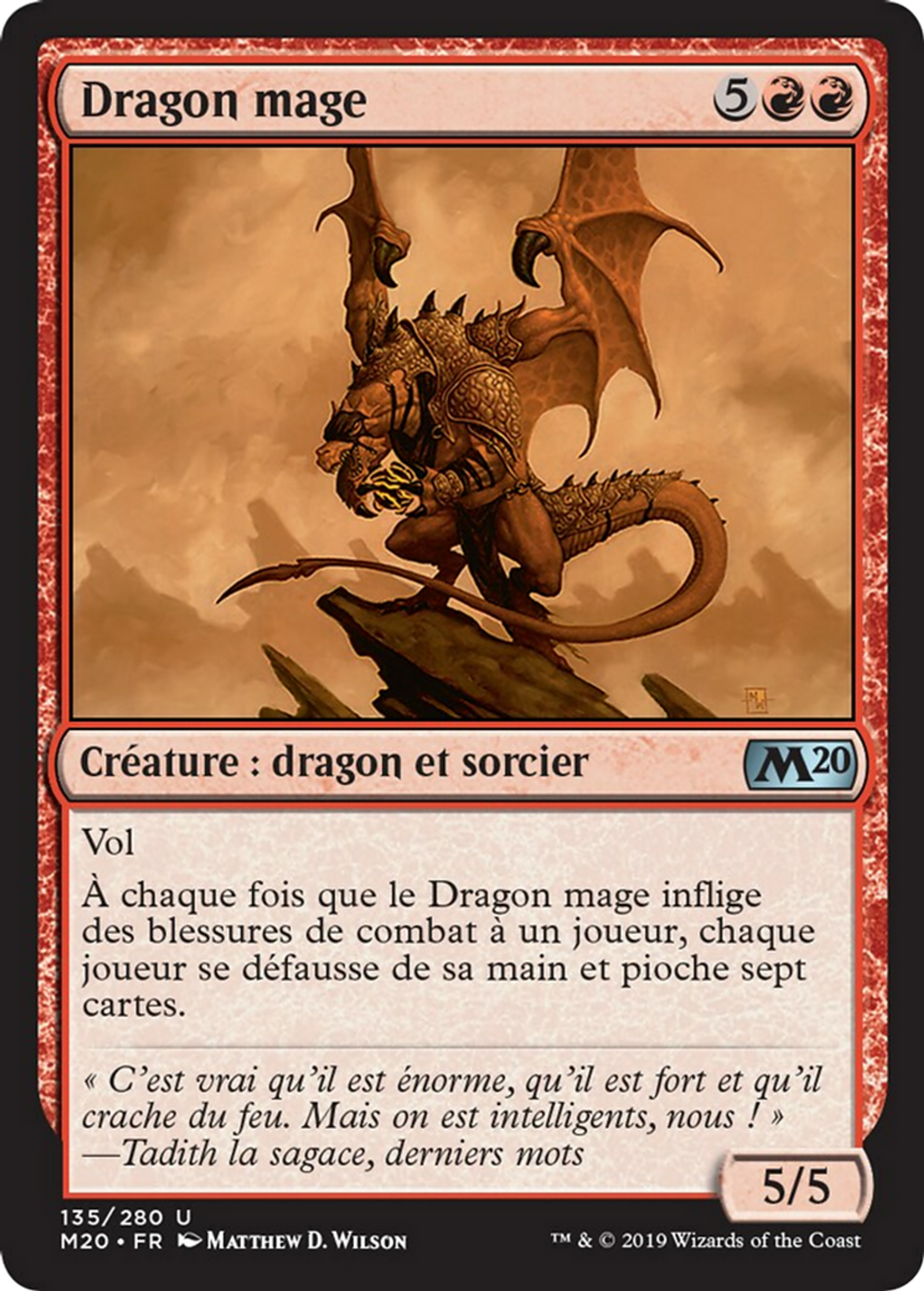 Dragon mage — Core Set 2020 — Magic: The Gathering