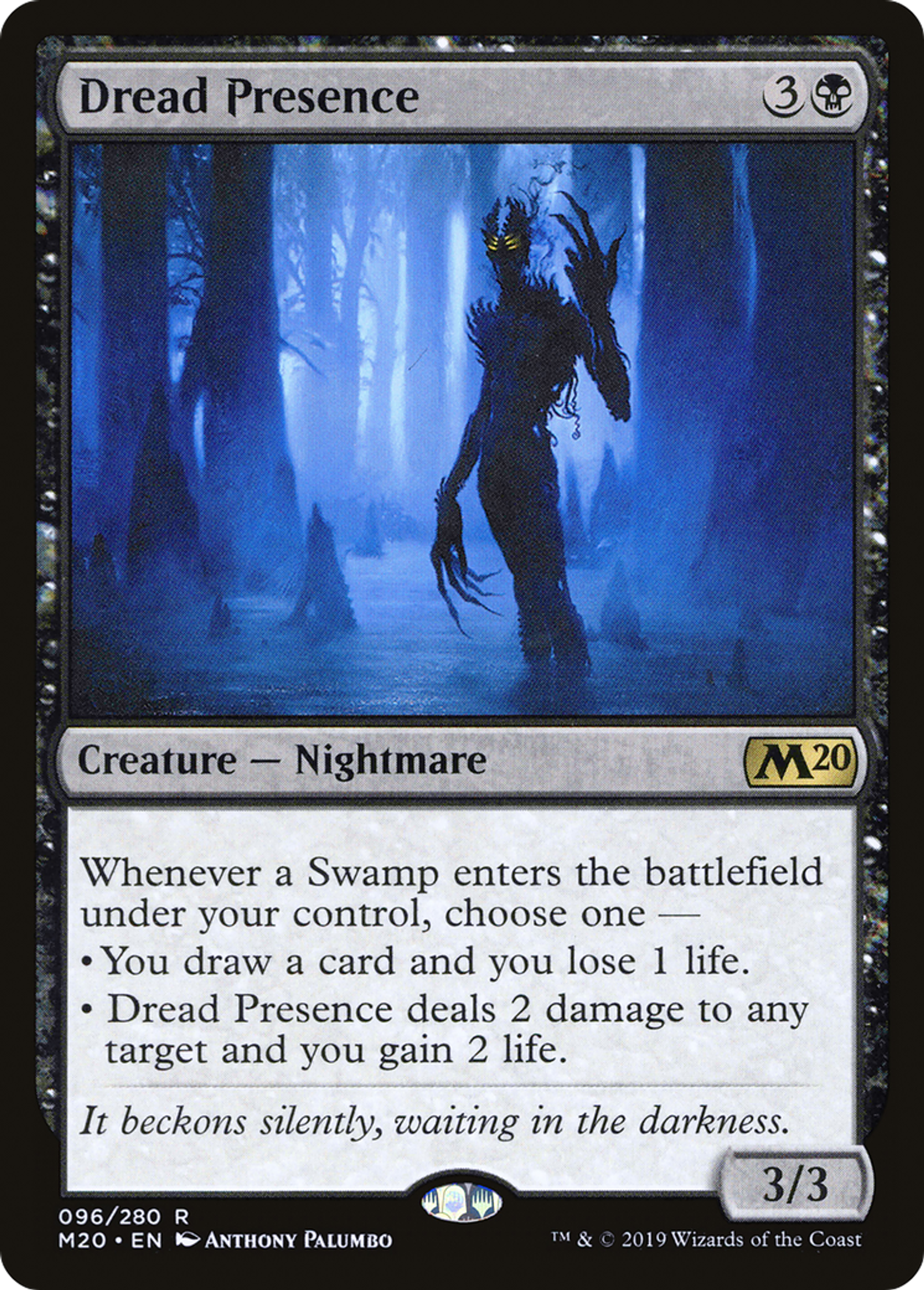 Présence effroyable — Core Set 2020 — Magic: The Gathering