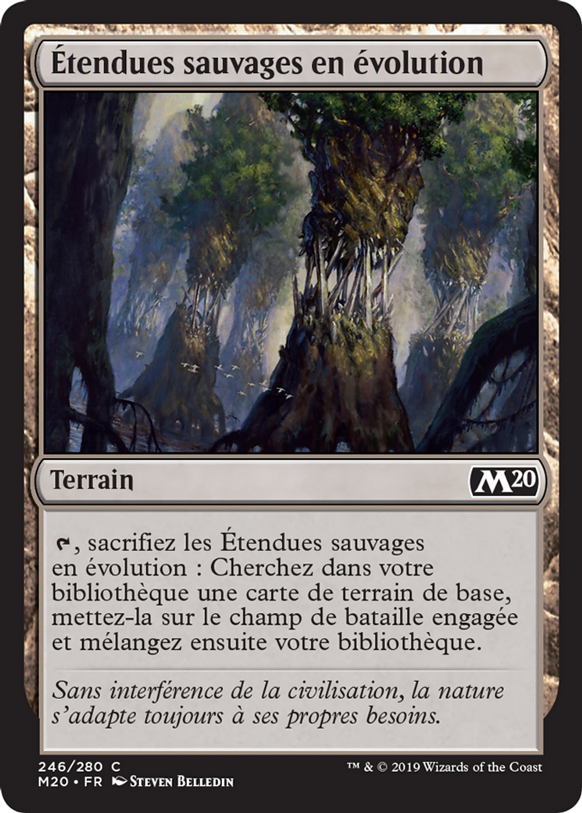 Étendues sauvages en évolution — Core Set 2020 — Magic: The Gathering
