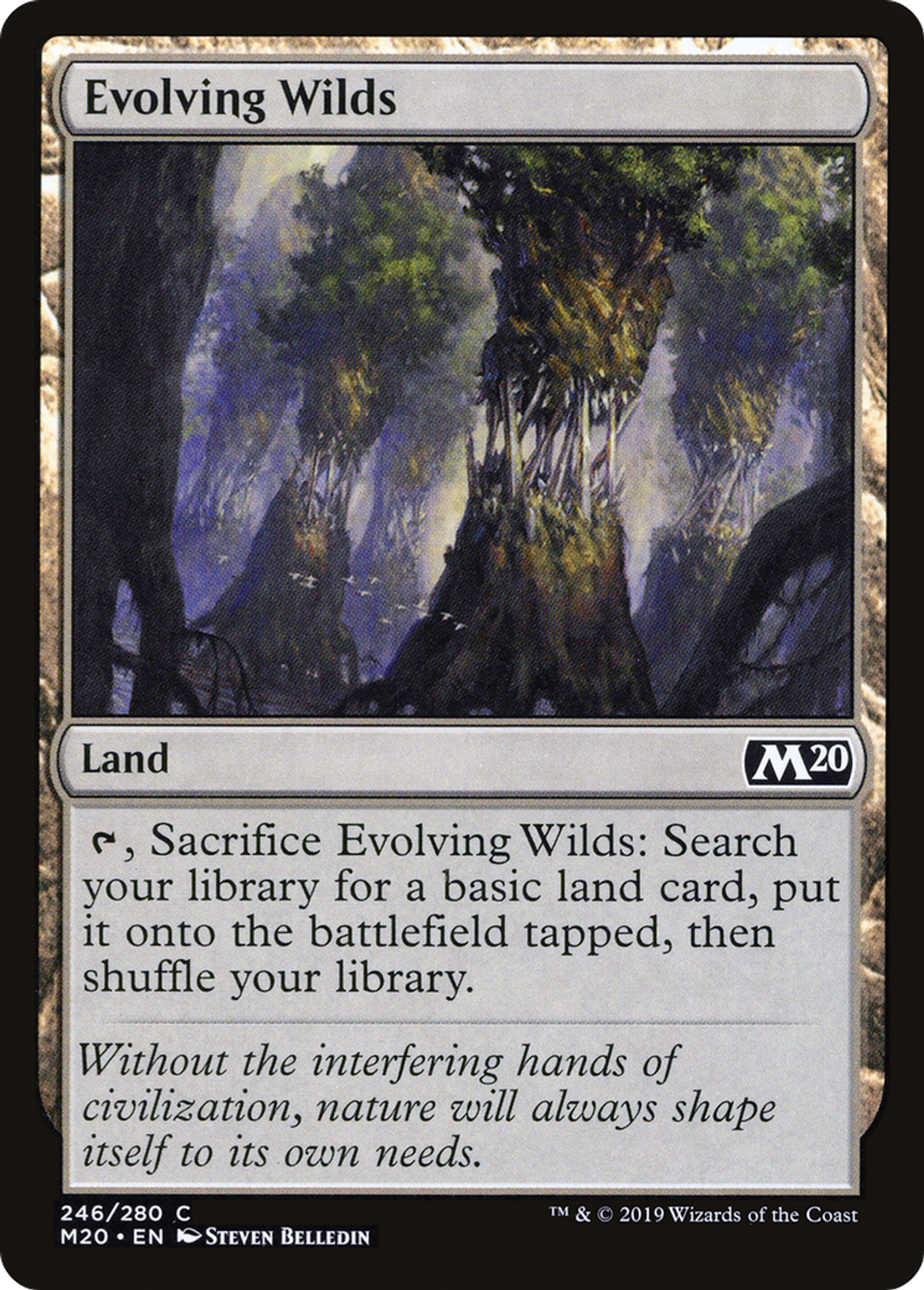 Evolving Wilds — Core Set 2020 — Magic: The Gathering