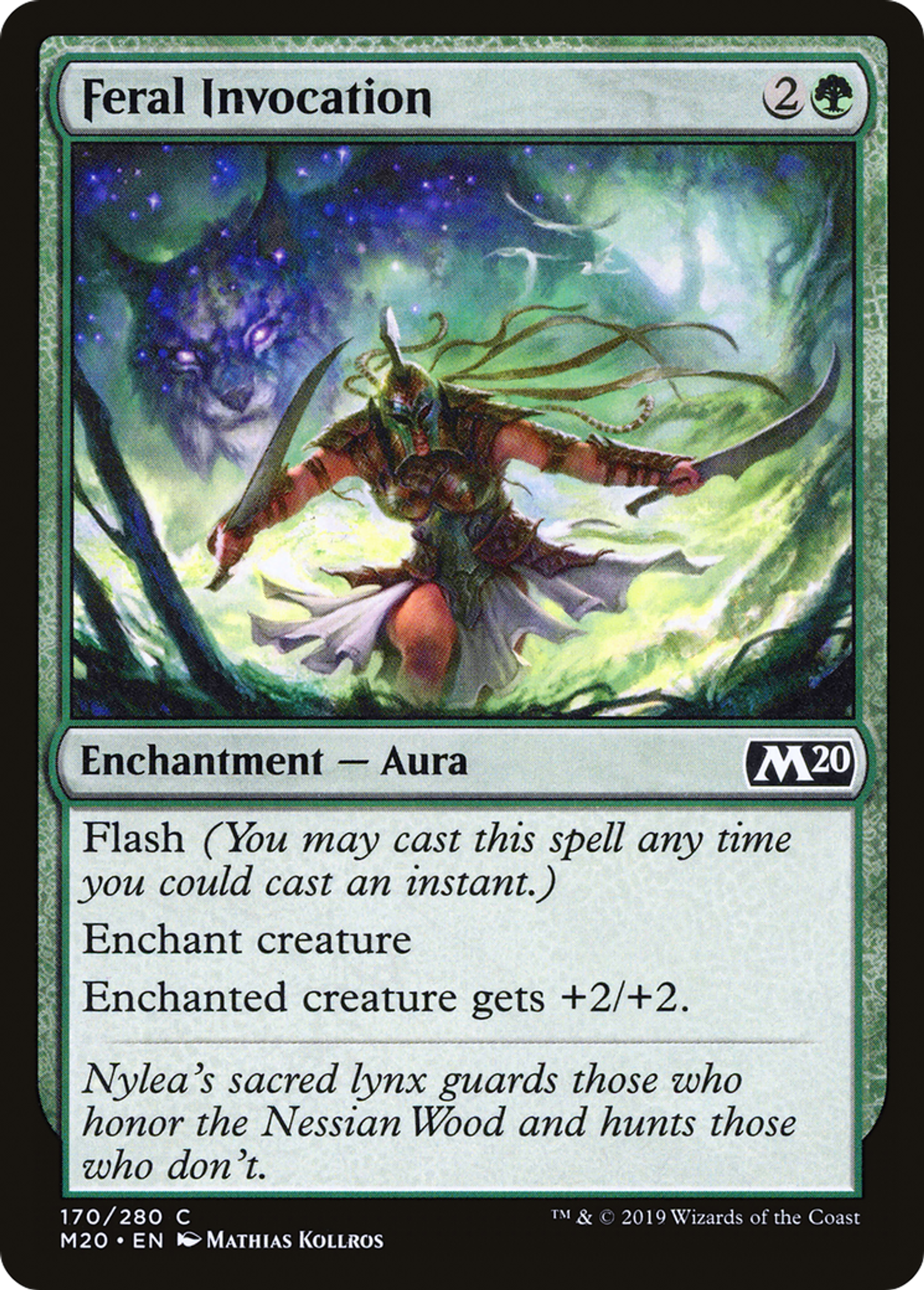 Feral Invocation — Core Set 2020 — Magic: The Gathering