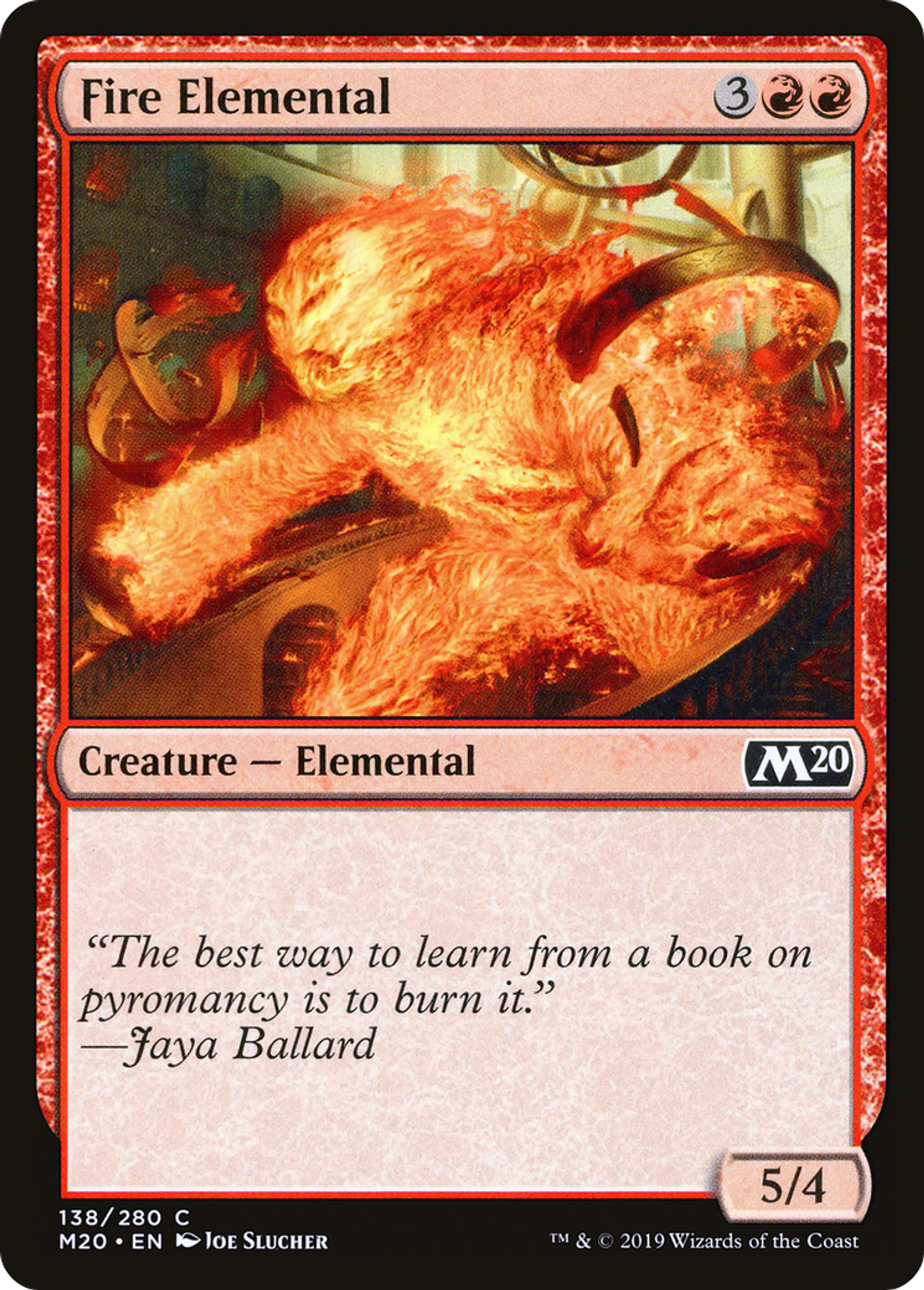 Fire Elemental — Core Set 2020 — Magic: The Gathering