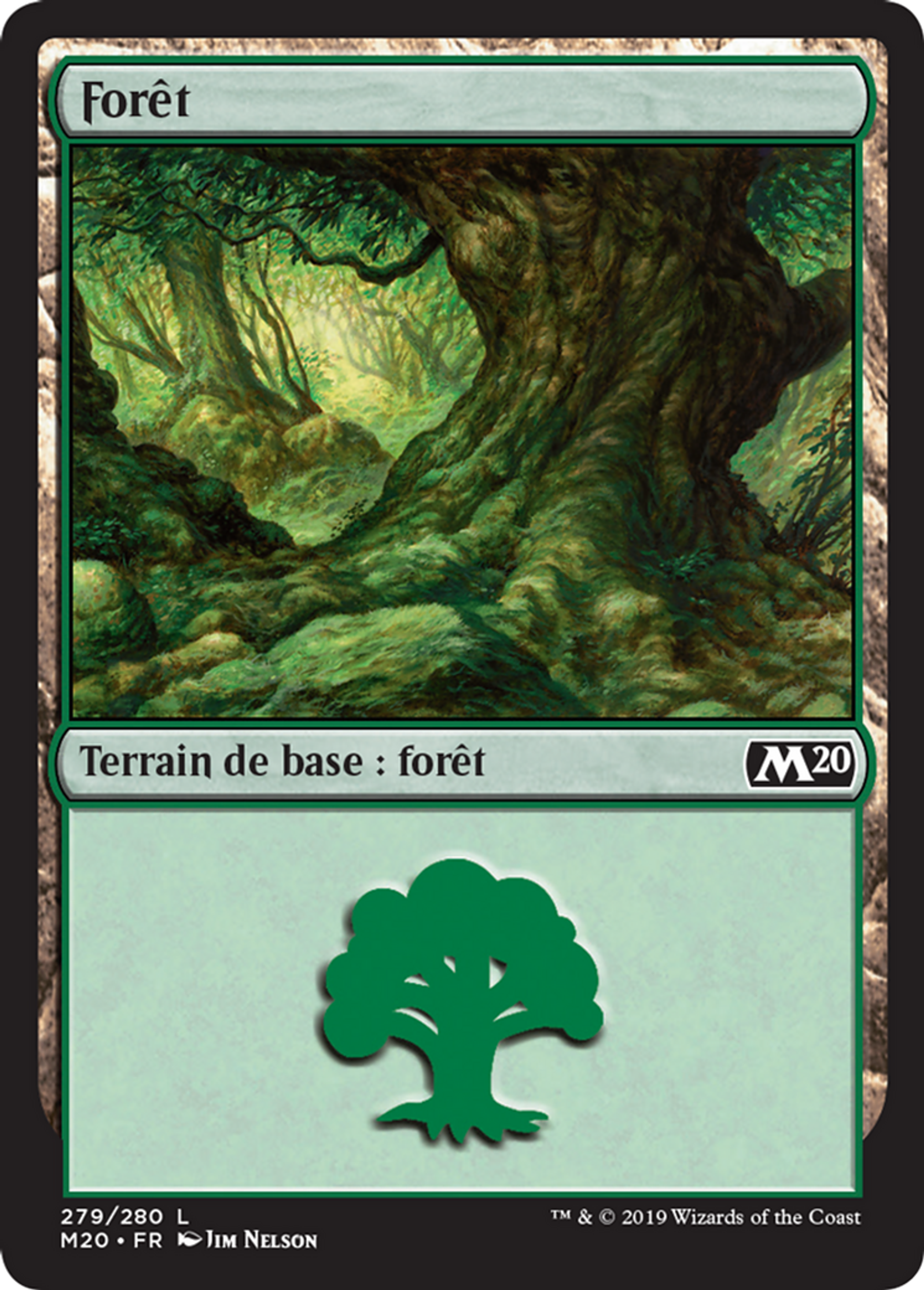 Forêt — Core Set 2020 — Magic: The Gathering